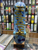 Holiday Skateboards HOLIDAY SKATEBOARDS - Tie Dye Blue Ice/Gold Complete - 8.125"
