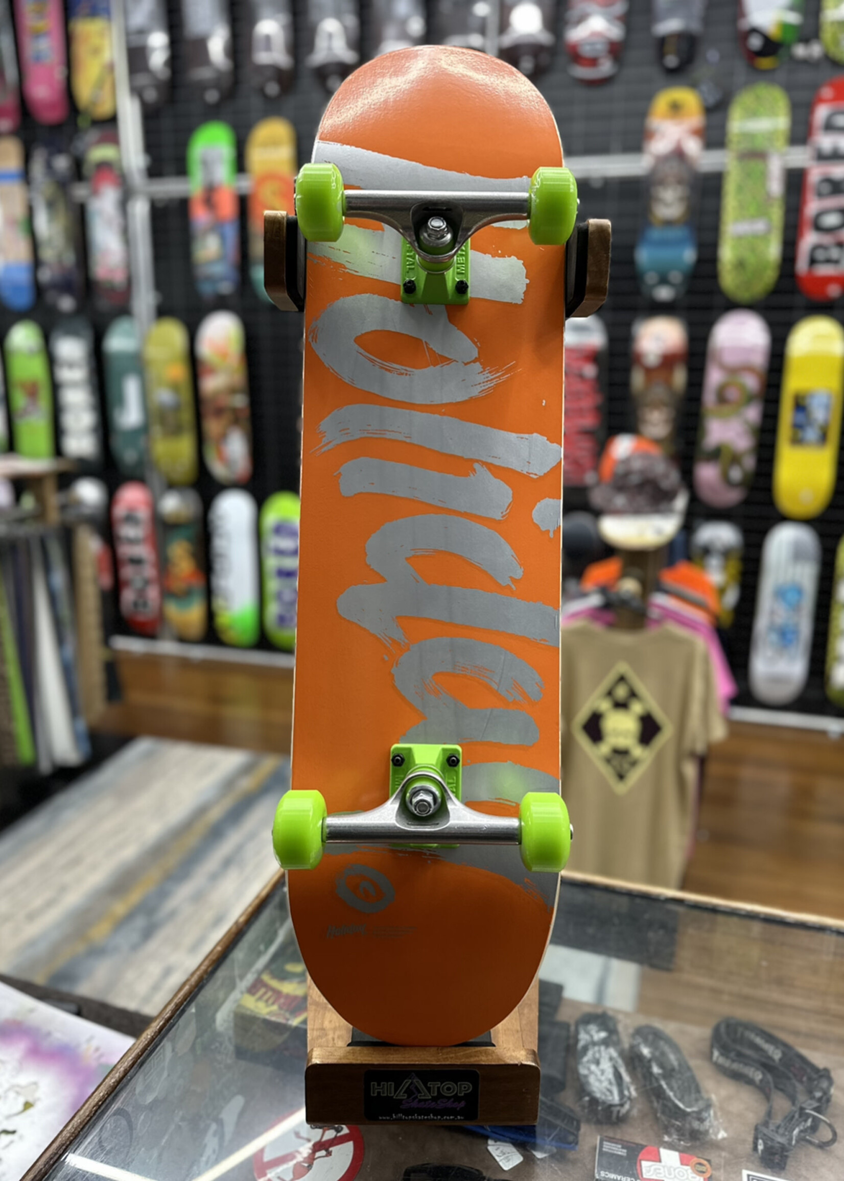 Holiday Skateboards HOLIDAYS SKATEBOARDS - Safety Orange Green Complete - 8.125"