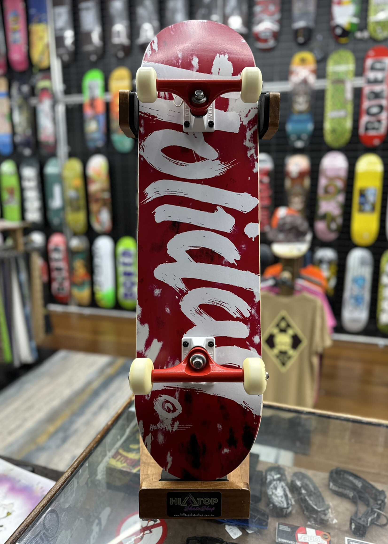 Holiday Skateboards HOLIDAY SKATEBOARDS - Tie Dye Cherry Red Complete - 8.25"