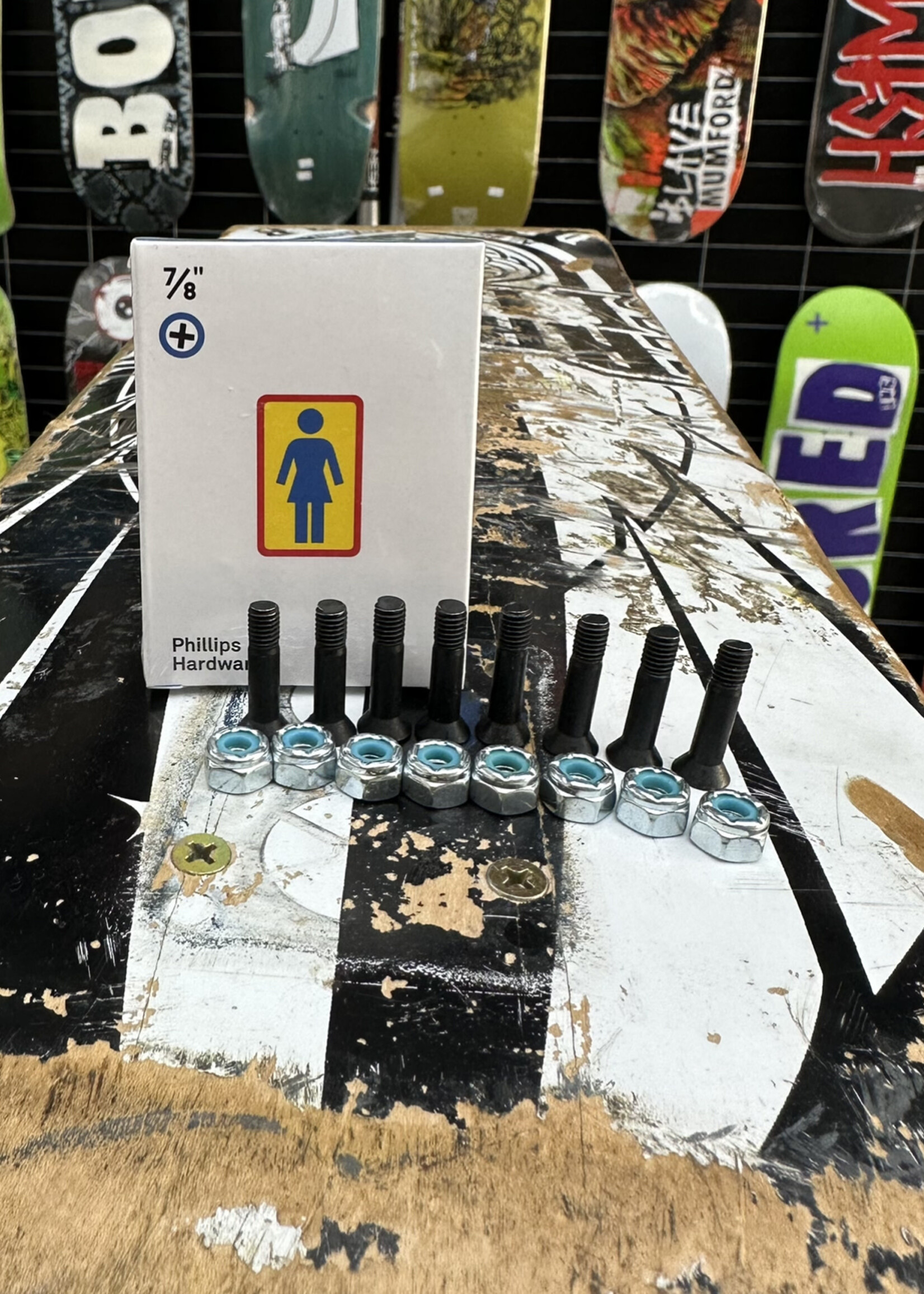 Girl Skateboards GIRL - Longneck Phillips Hardware - 7/8"