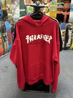 Thrasher THRASHER - Godzilla Hoodie Red