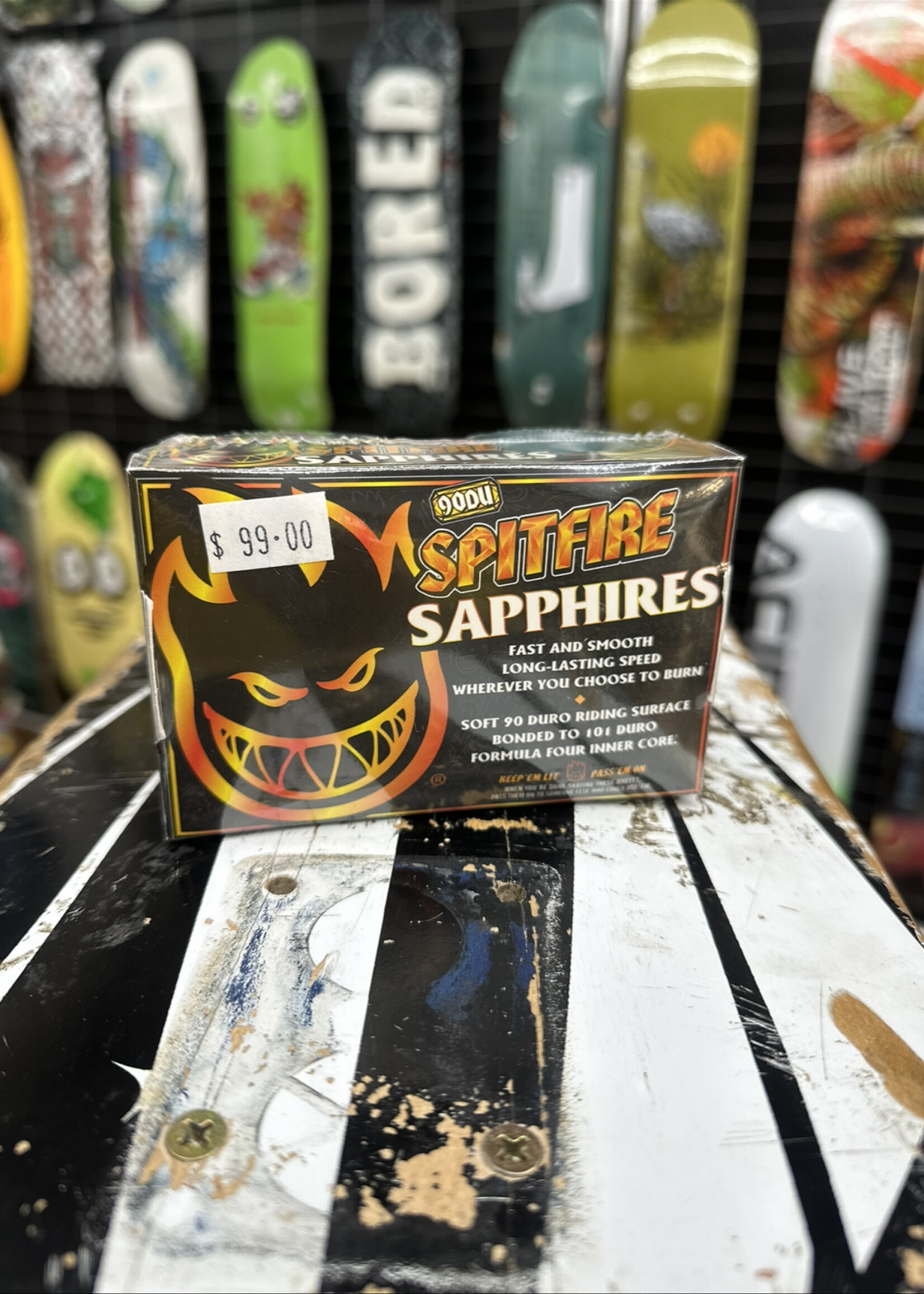 Spitfire Wheels SPITFIRE WHEELS - Sapphire Blue - 90a/101a 56mm