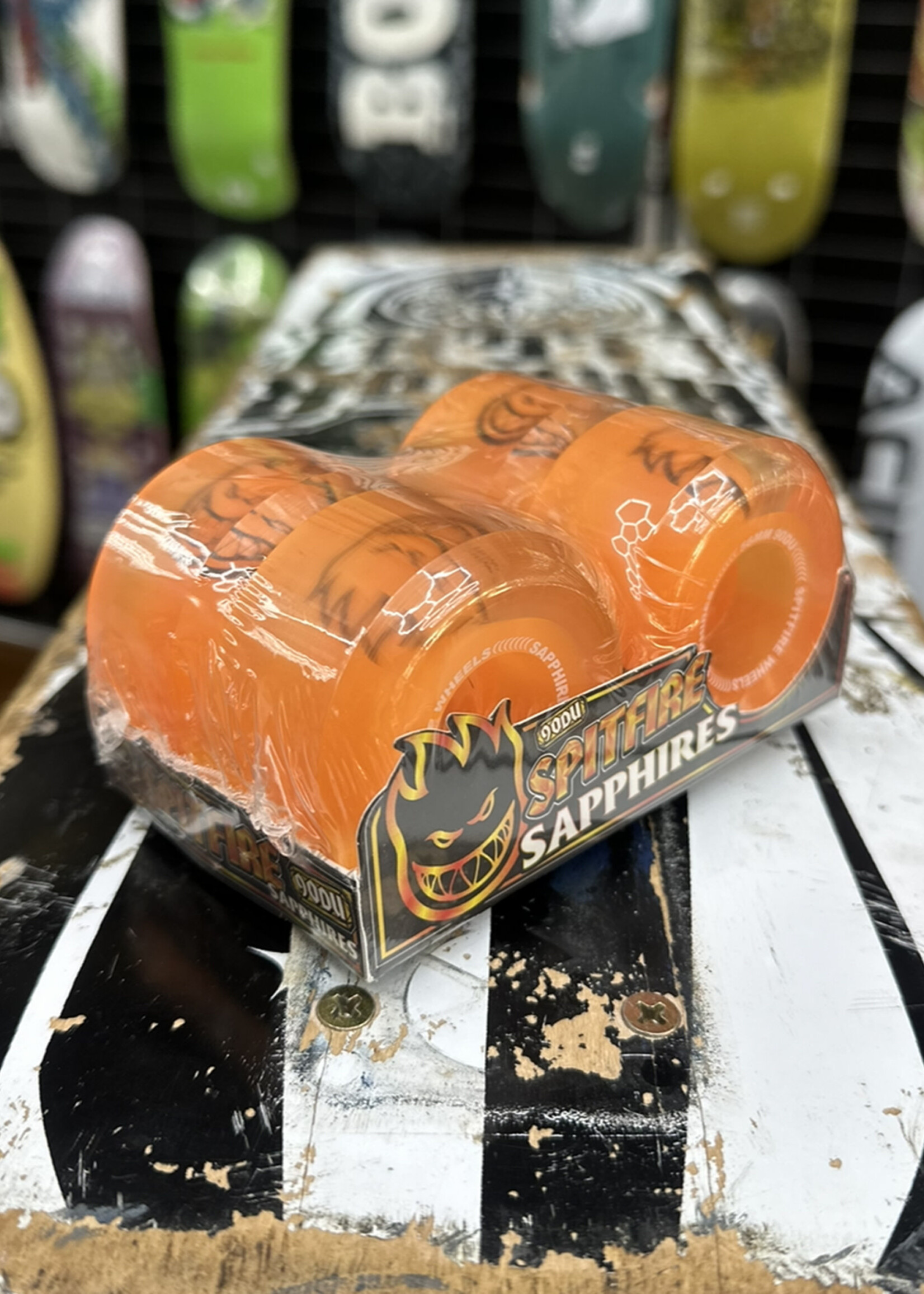 Spitfire Wheels SPITFIRE WHEELS - Sapphire Orange - 90a/101 54mm