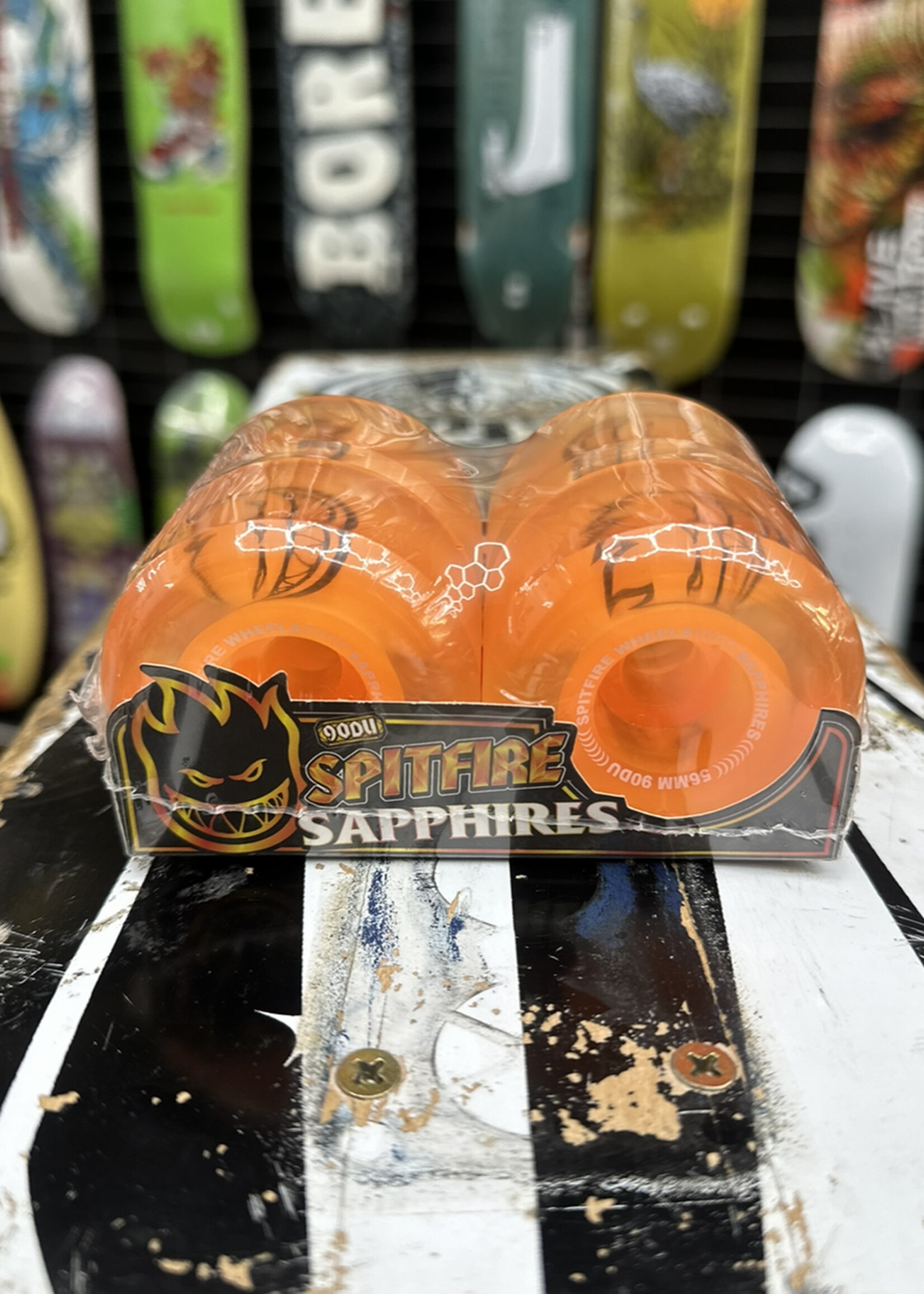 Spitfire Wheels SPITFIRE WHEELS - Sapphire Orange - 90a/101 54mm