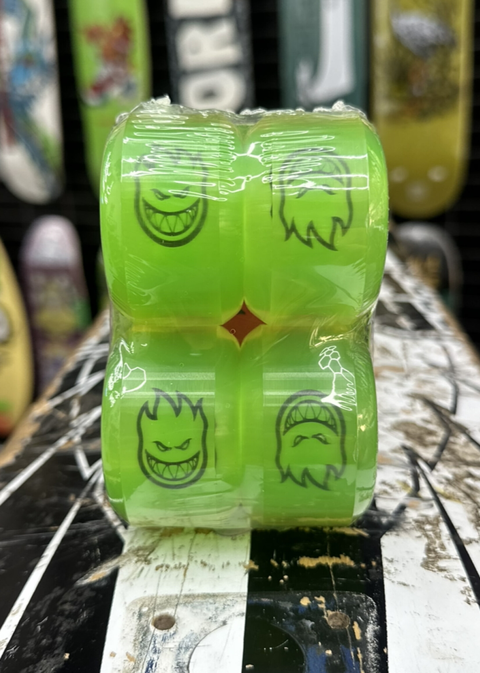 Spitfire Wheels SPITFIRE WHEELS - Sapphire Neon Green - Conical Full - 90a/101a 54mm