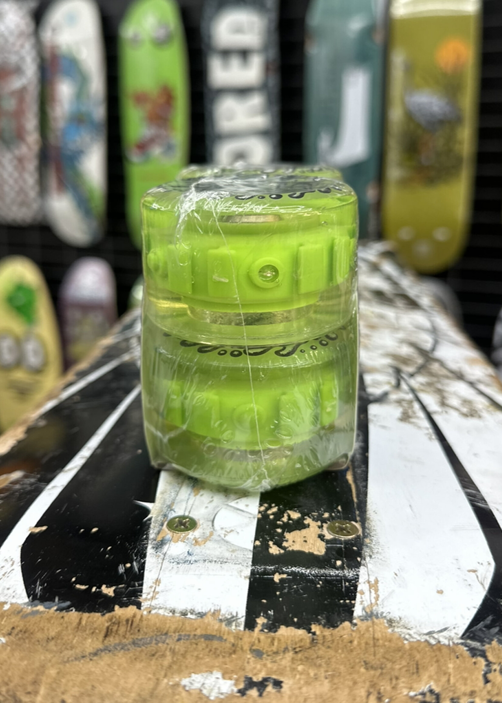 Slime Balls SLIME BALLS - Light Ups Green w/Green LED w/Bearings - 78a 60mm