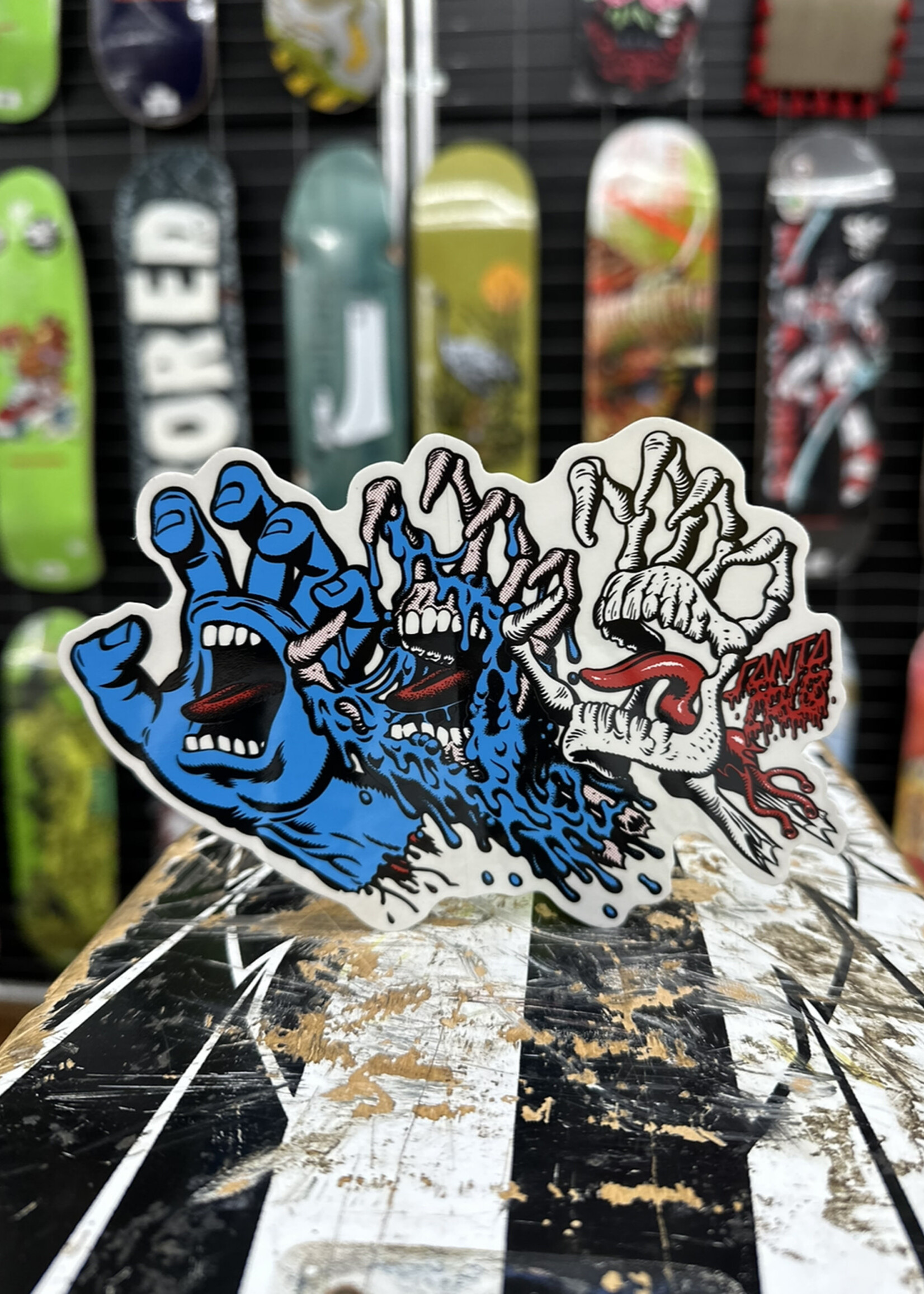 Santa Cruz SANTA CRUZ - Evolve Hand Sticker - 6.4"