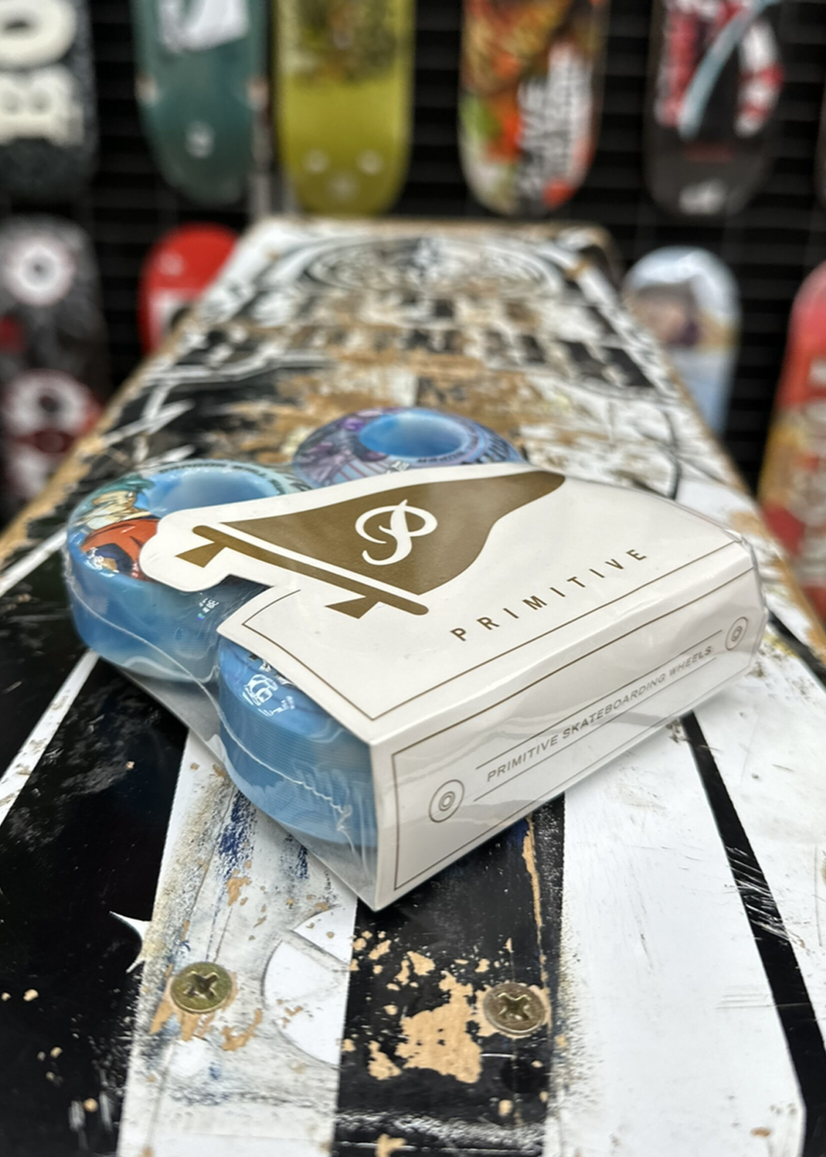 PRIMITIVE PRIMITIVE - Dragon Ball Super Survival Blue/White Swirl Wheels - 101a 52mm