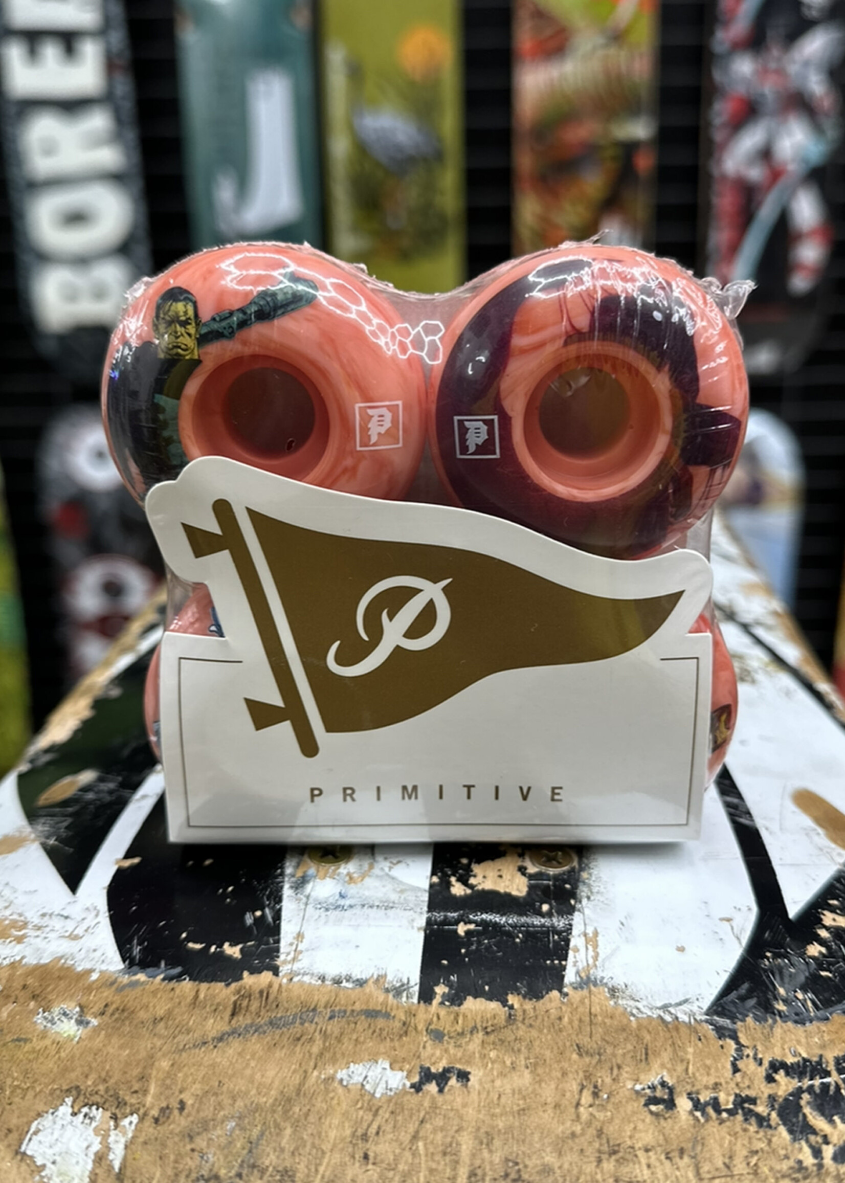 PRIMITIVE PRIMITIVE - Marvel Wheels Pink/Red Swirl - 101a 53mm
