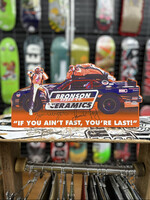 BRONSON SPEED CO. BRONSON SPEED CO. - If You Ain't Fast Your Last Cardboard Stand - Zion Wright & Jamie Foy Digital Signature