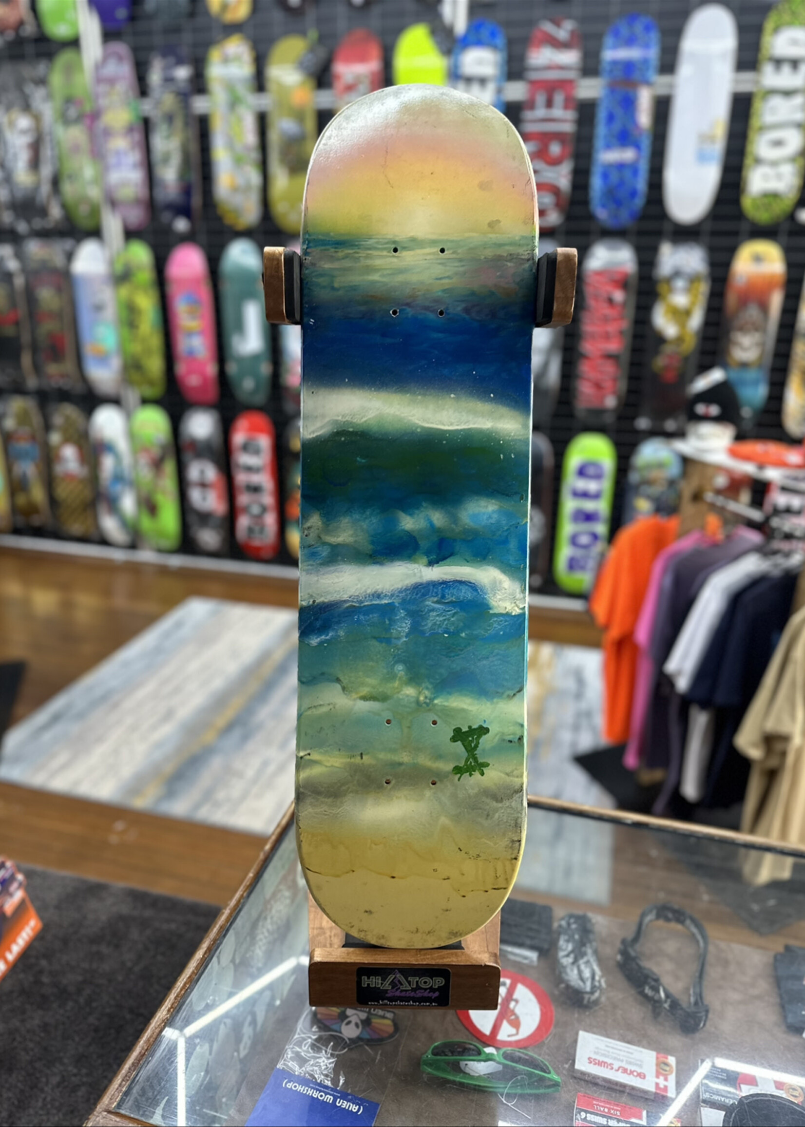 Local Artists LOCAL ARTISTS - Xus D. Demiurge Waves Crash As The Sun Rises - 8.25"