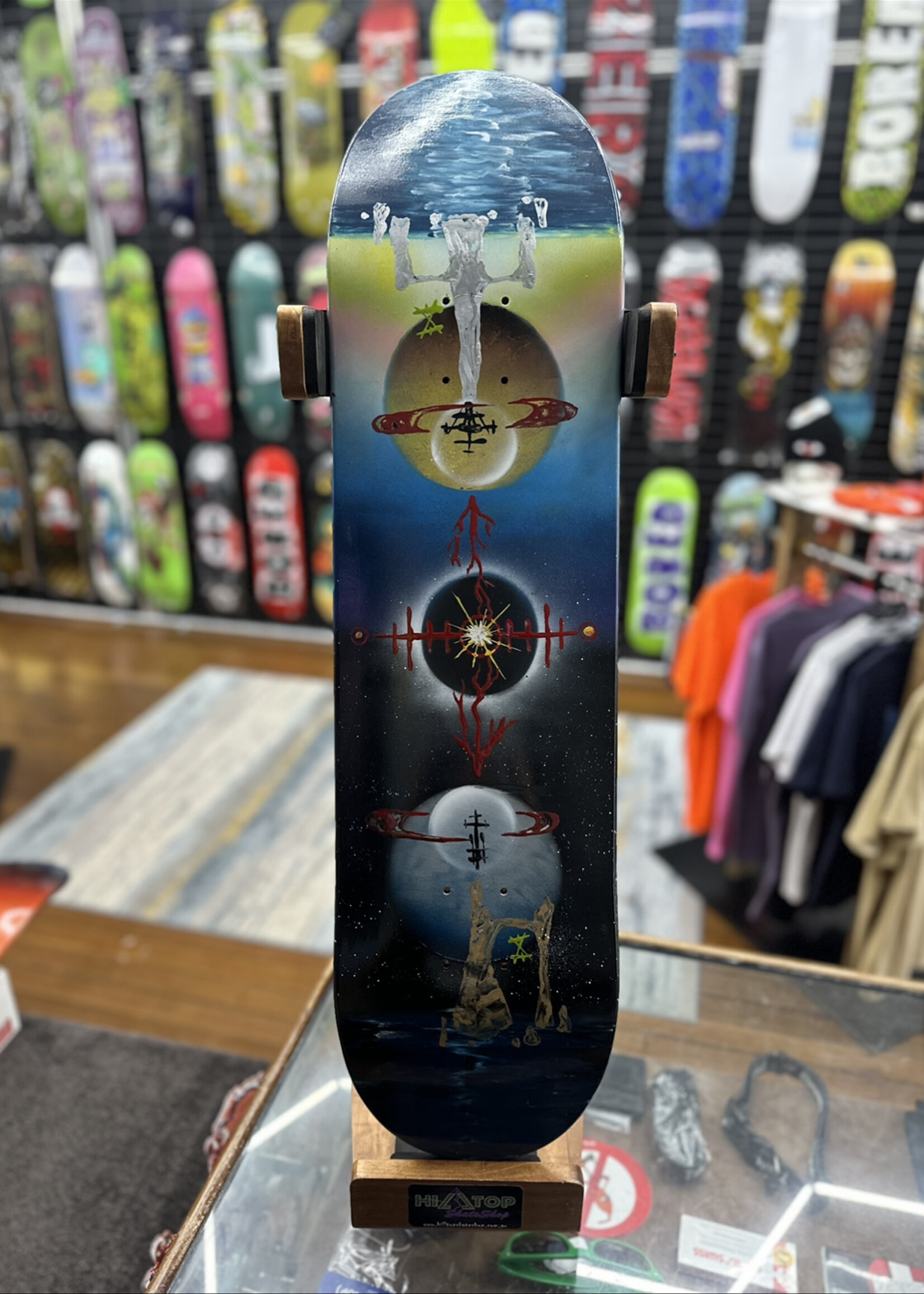 Local Artists LOCAL ARTISTS - Xus D. Demiurge Topsy Turvy Pillars of Connection- 8.125" (Gripped)