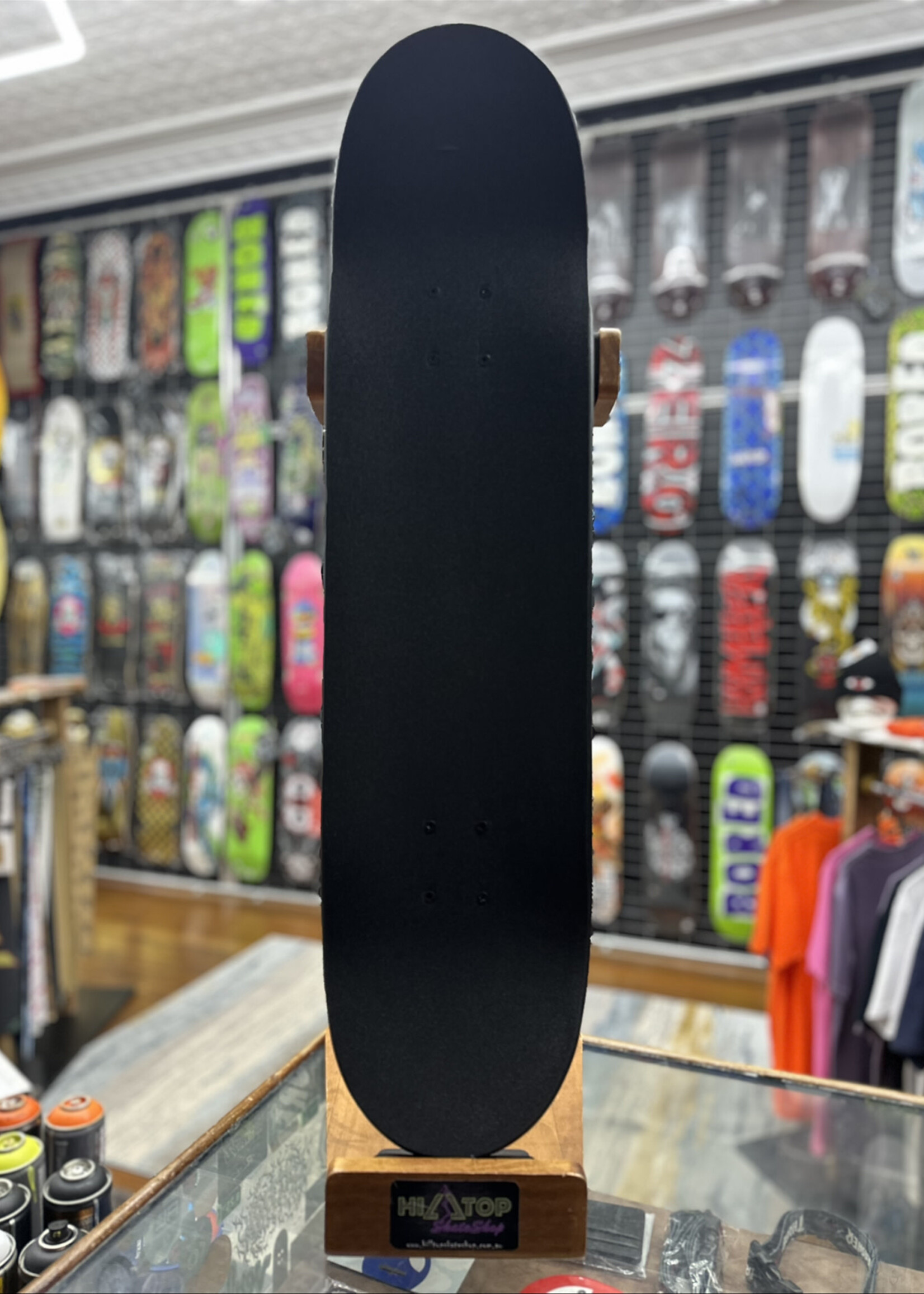 Holiday Skateboards HILLTOP SKATESHOP - Stripes Complete Hand Painted - 8.125"