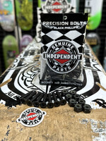 Independent Trucks INDEPENDENT - Genuine Parts Hardware Black Phillips Head - 1" - 8 Pack