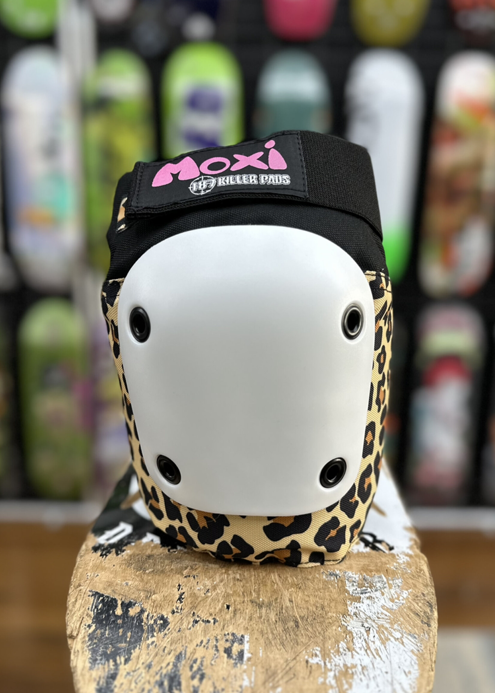 187 KILLER PADS 187  KILLER PADS - Six Pack Moxi Leopard - Small/Medium