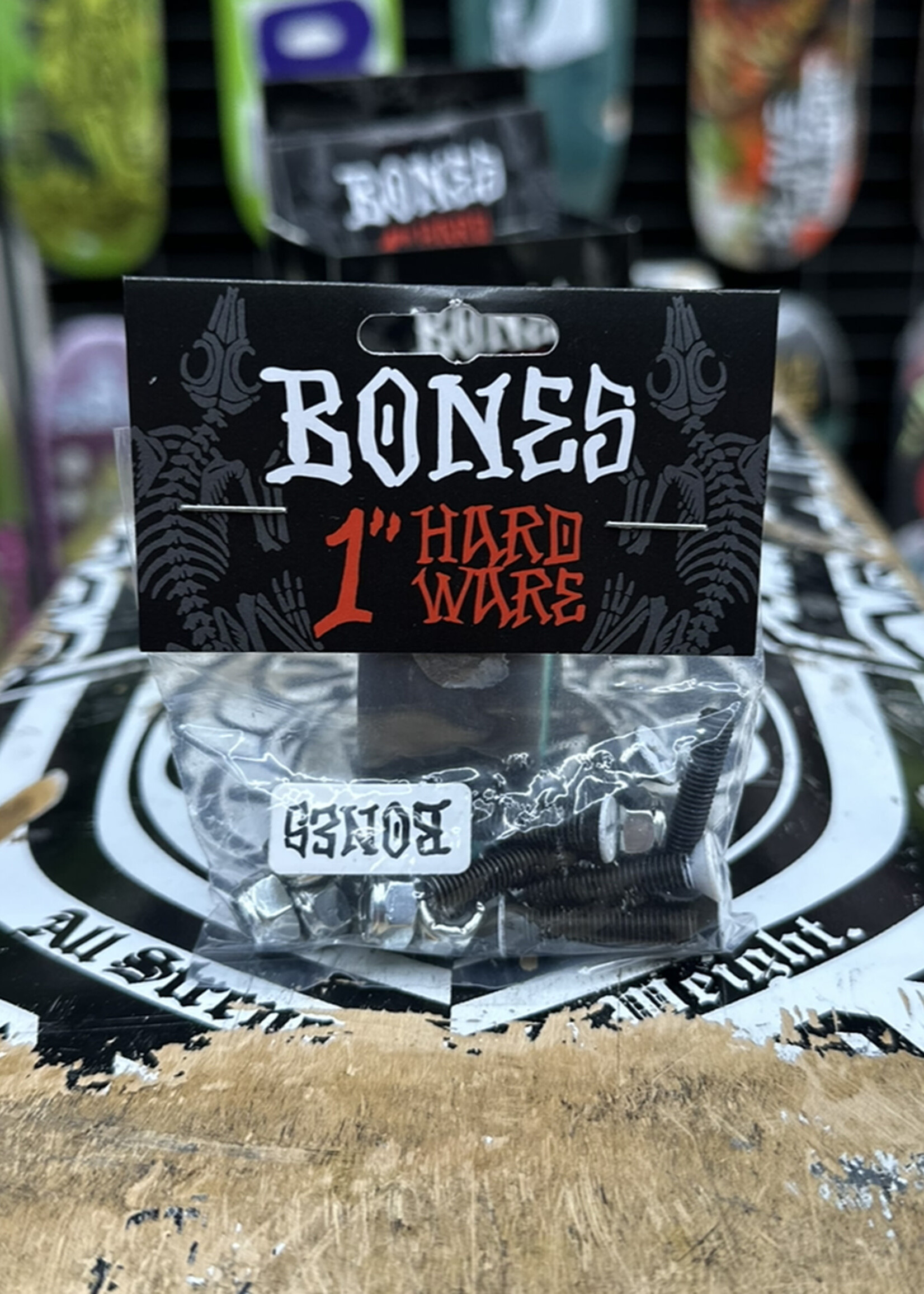 BONES BONES - Hardware Phillips White Heads Bolts - 1"