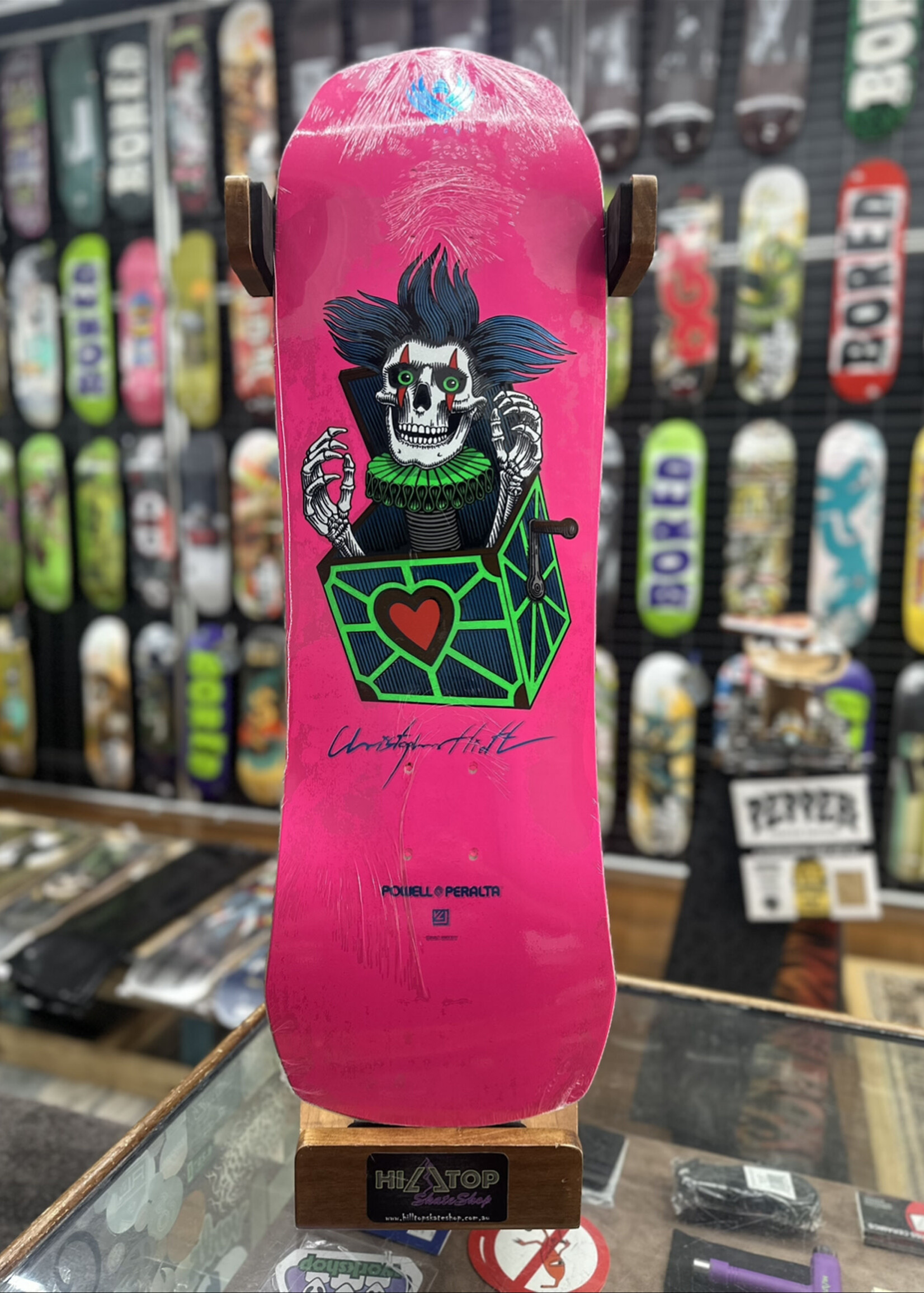 Powell Peralta POWELL PERALTA - Chris Hiett Skull Jack In The Box Flight Deck - 9.5"