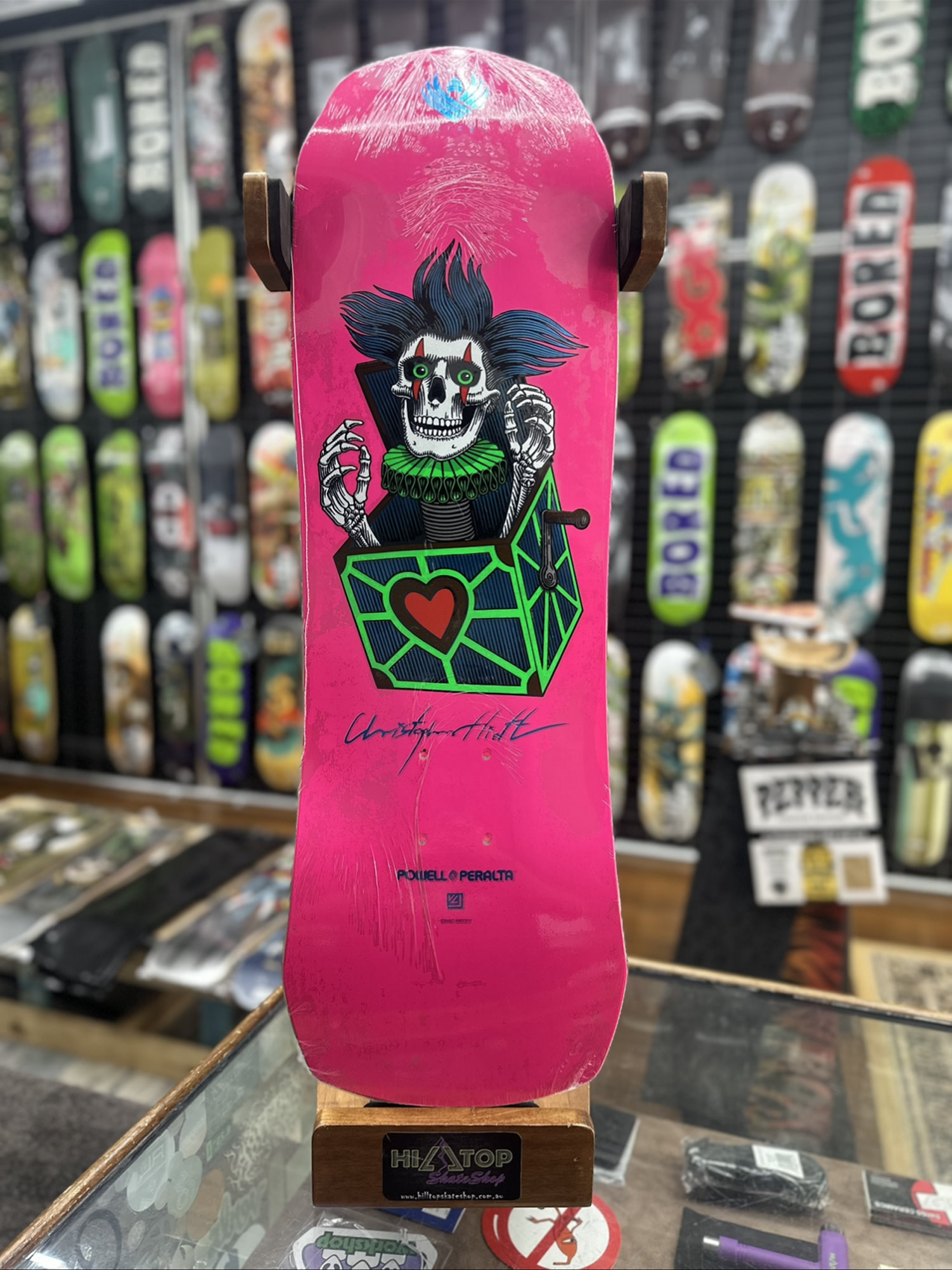 POWELL PERALTA - Chris Hiett Skull Jack In The Box Flight Deck