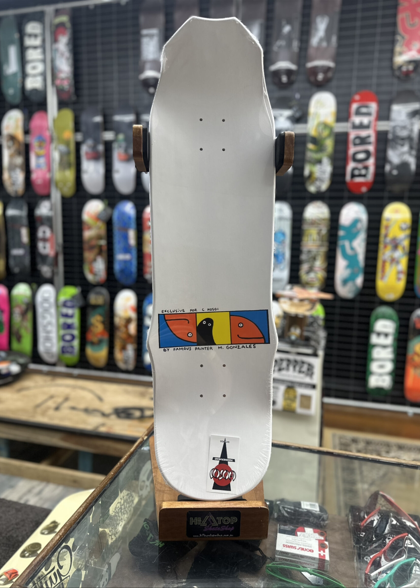 HOSOI HOSOI - Gonz Hammerhead 93 White Deck Reissue - 9.25"