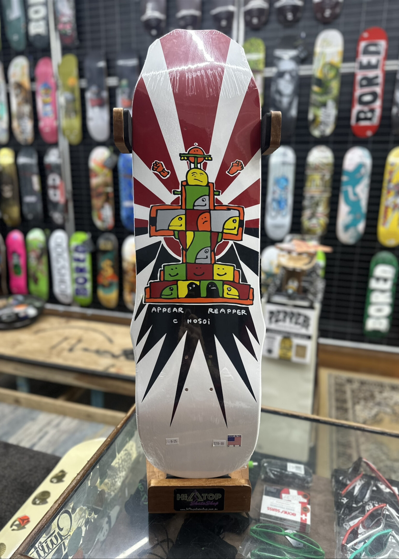 HOSOI HOSOI - Gonz Hammerhead 93 White Deck Reissue - 9.25"