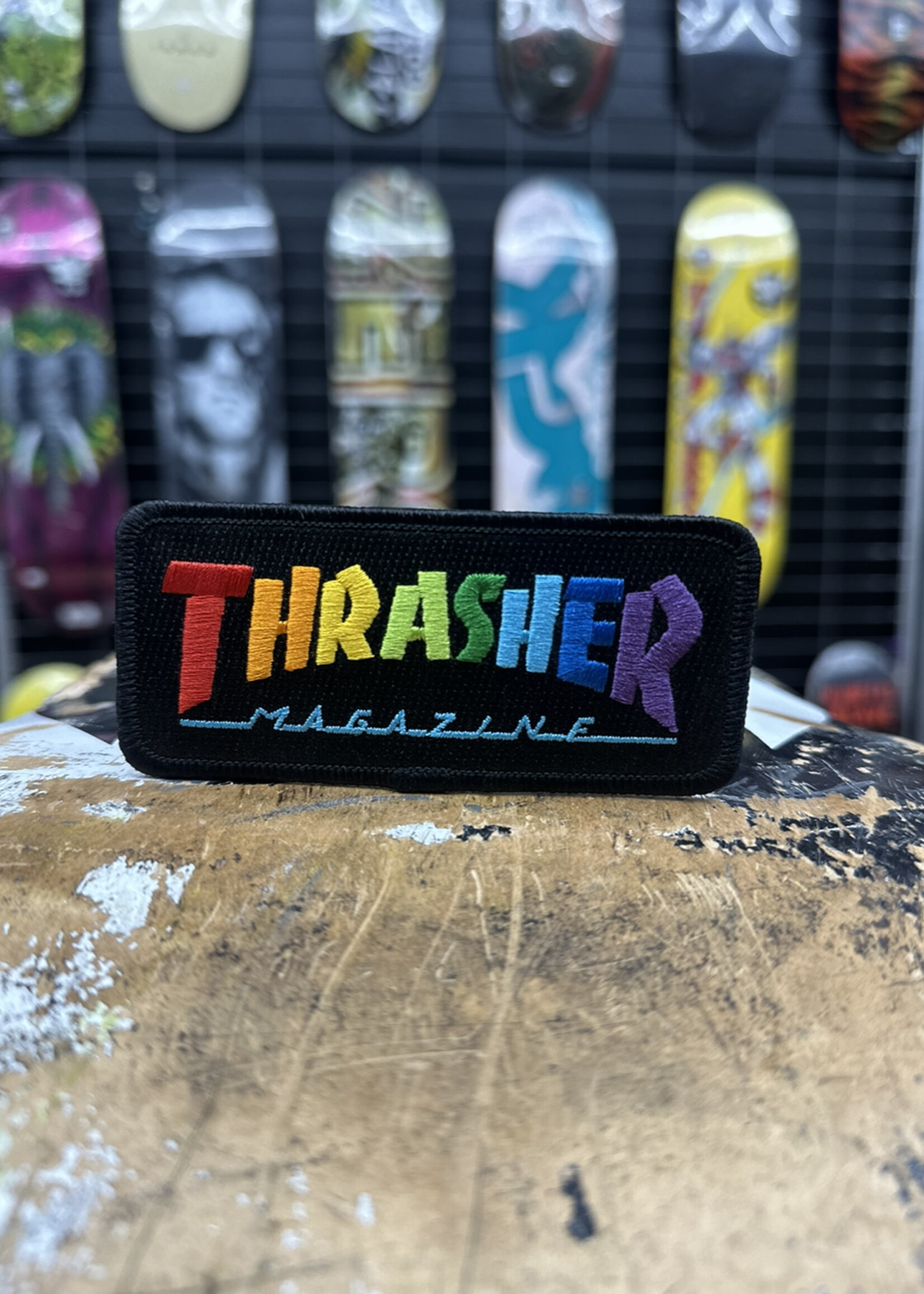 Thrasher THRASHER - Rainbow Magazine Patch - 10cm