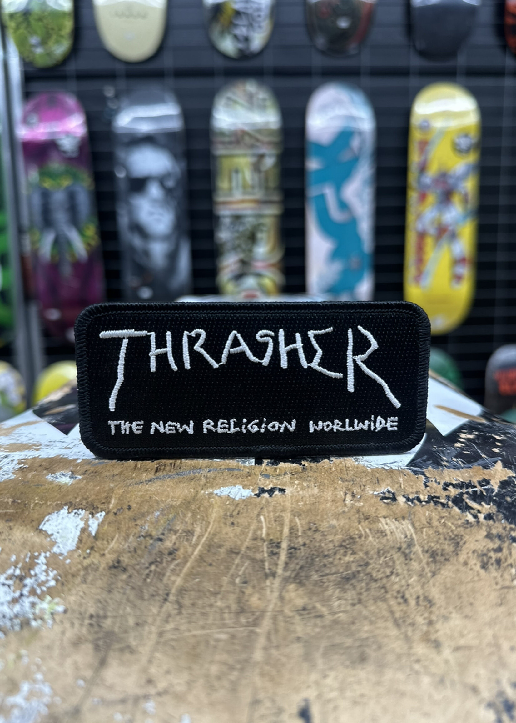 Thrasher THRASHER - New Religion Patch - 10cm