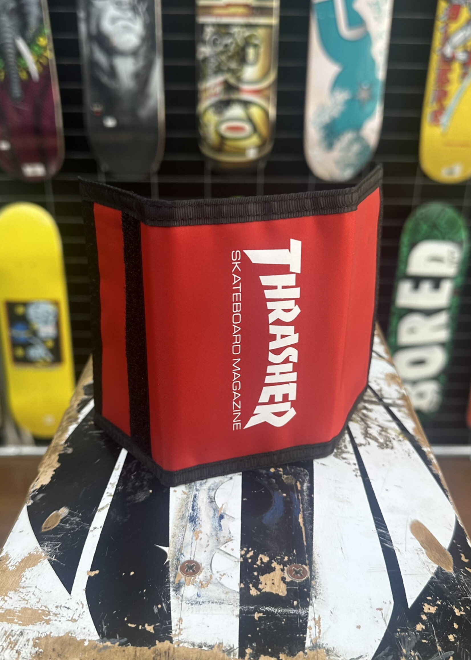 Thrasher THRASHER - Skate Mag Velcro Wallet - Red