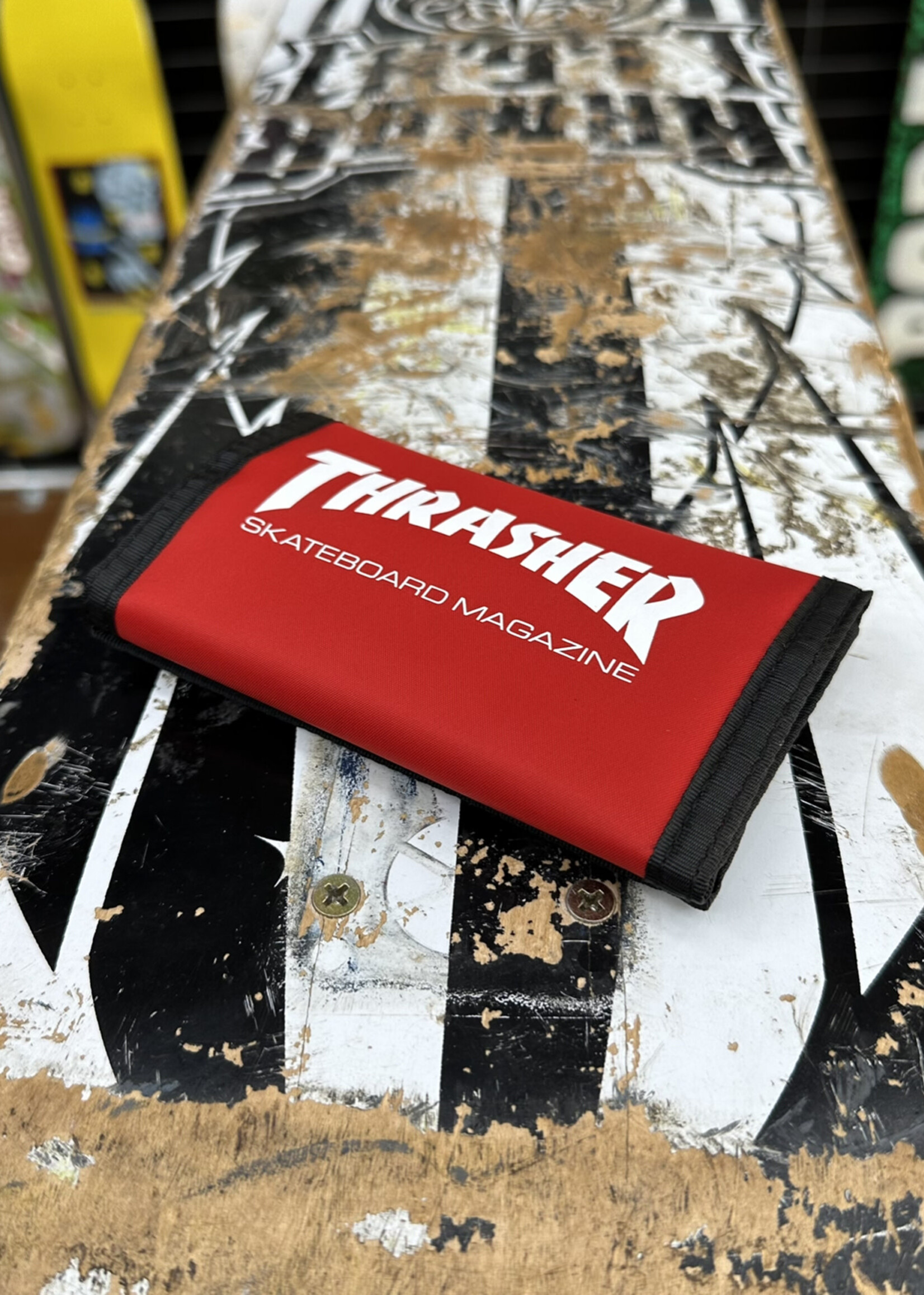 Thrasher THRASHER - Skate Mag Velcro Wallet - Red
