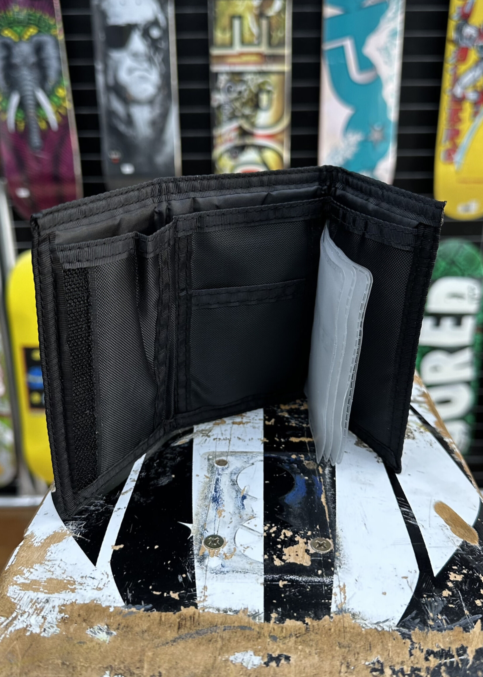 Thrasher THRASHER - Skate Mag Velcro Wallet - Black