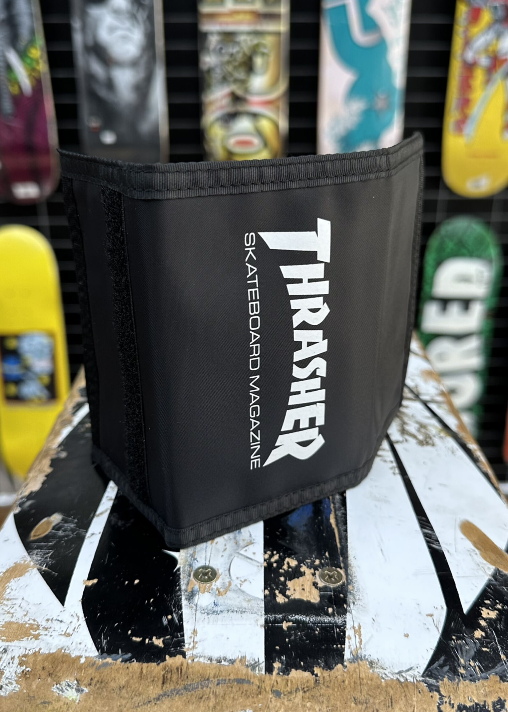 Thrasher THRASHER - Skate Mag Velcro Wallet - Black