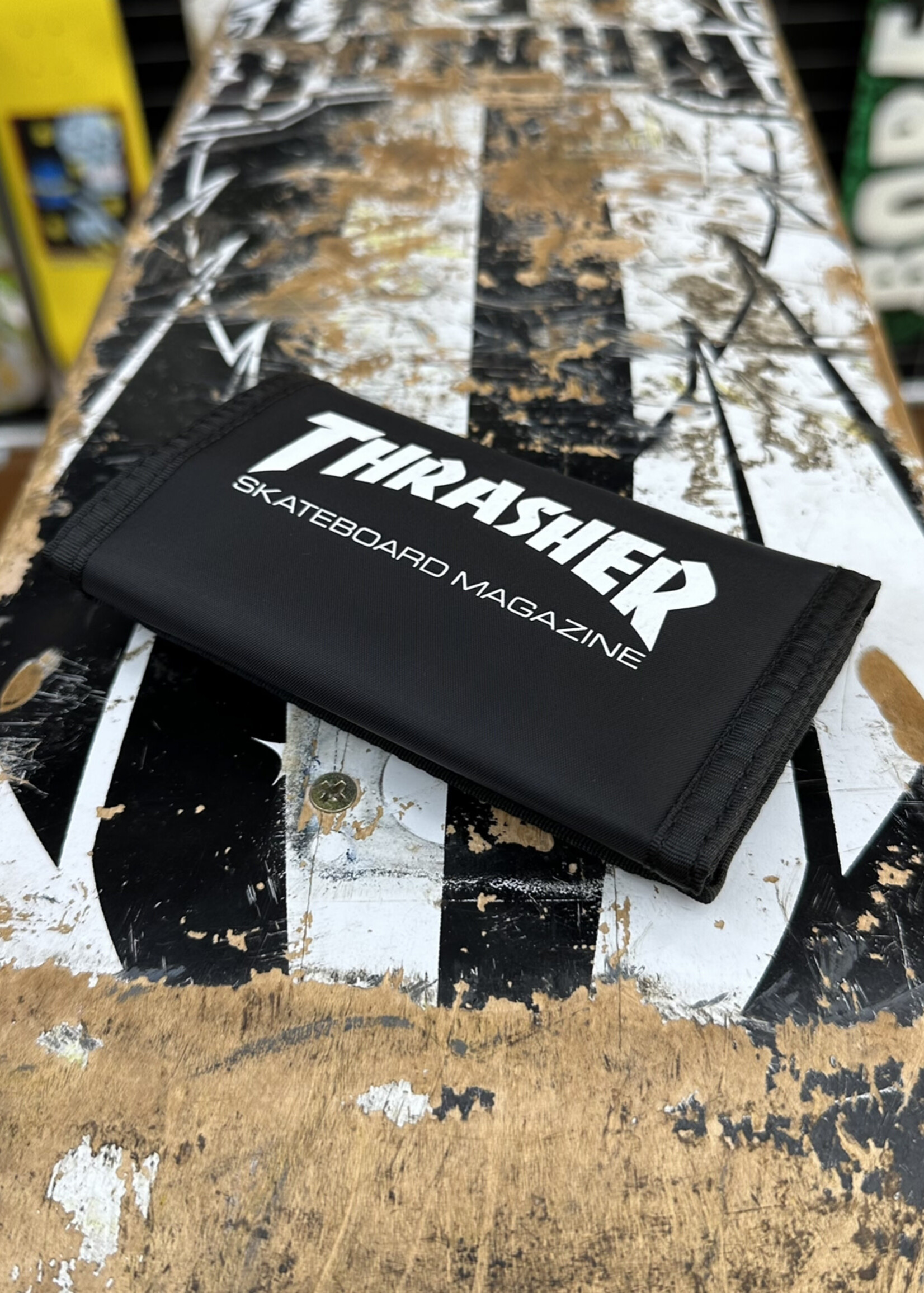 Thrasher THRASHER - Skate Mag Velcro Wallet - Black