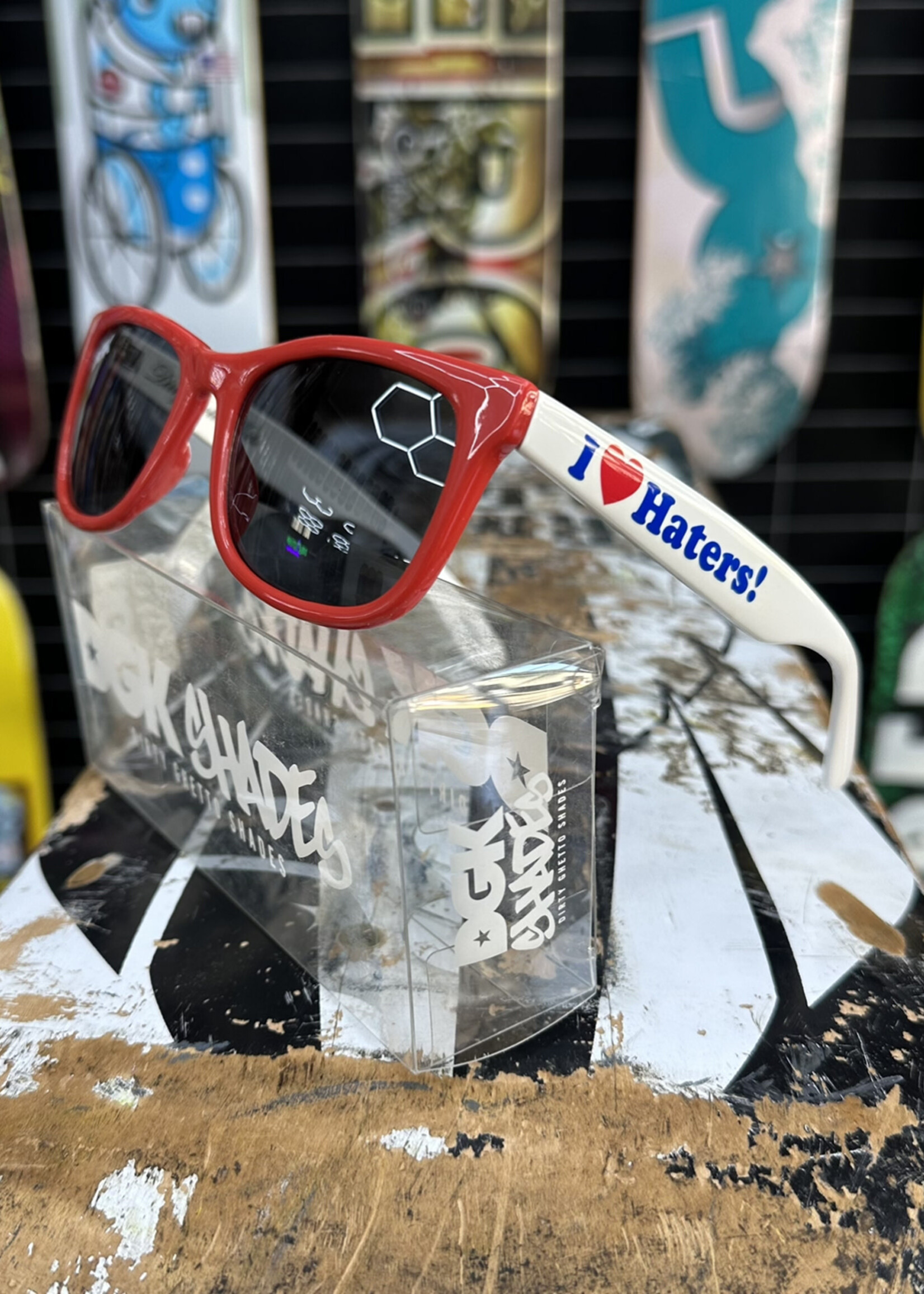 DGK DGK - I Love Haters Sunnies Two Tones - Red/White