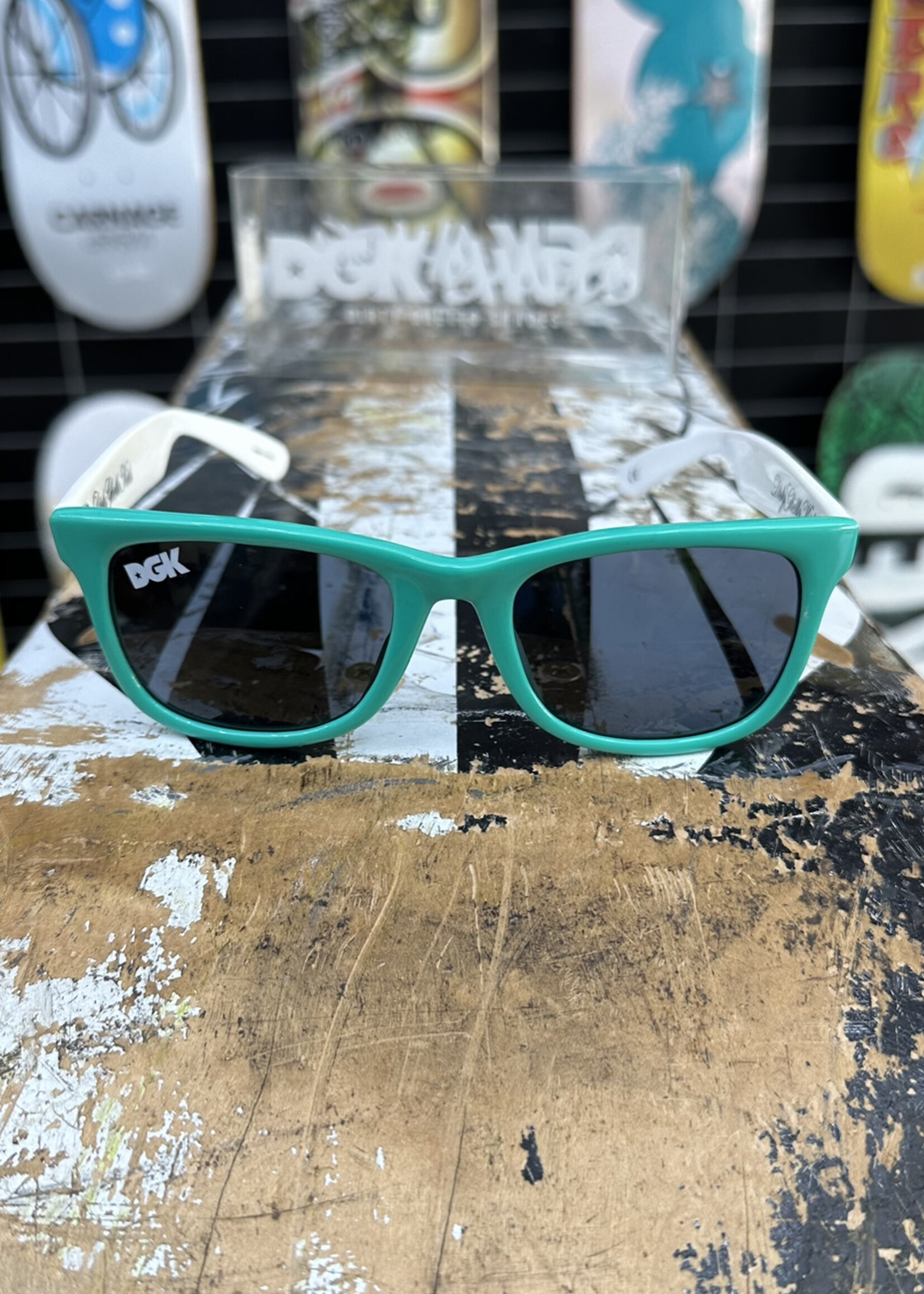 DGK DGK - I Love Haters Sunnies Two Tones - Teal/White