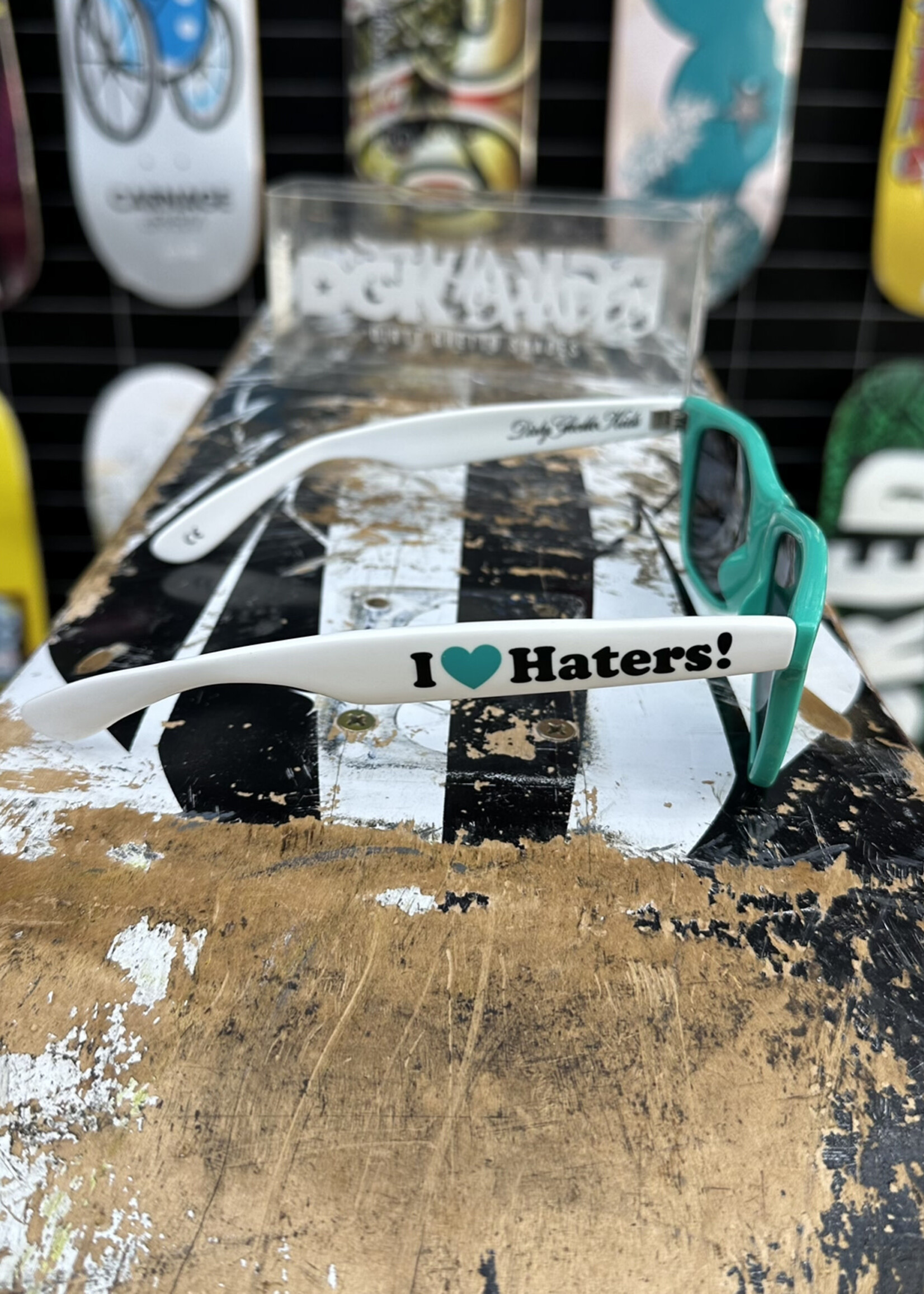DGK DGK - I Love Haters Sunnies Two Tones - Teal/White