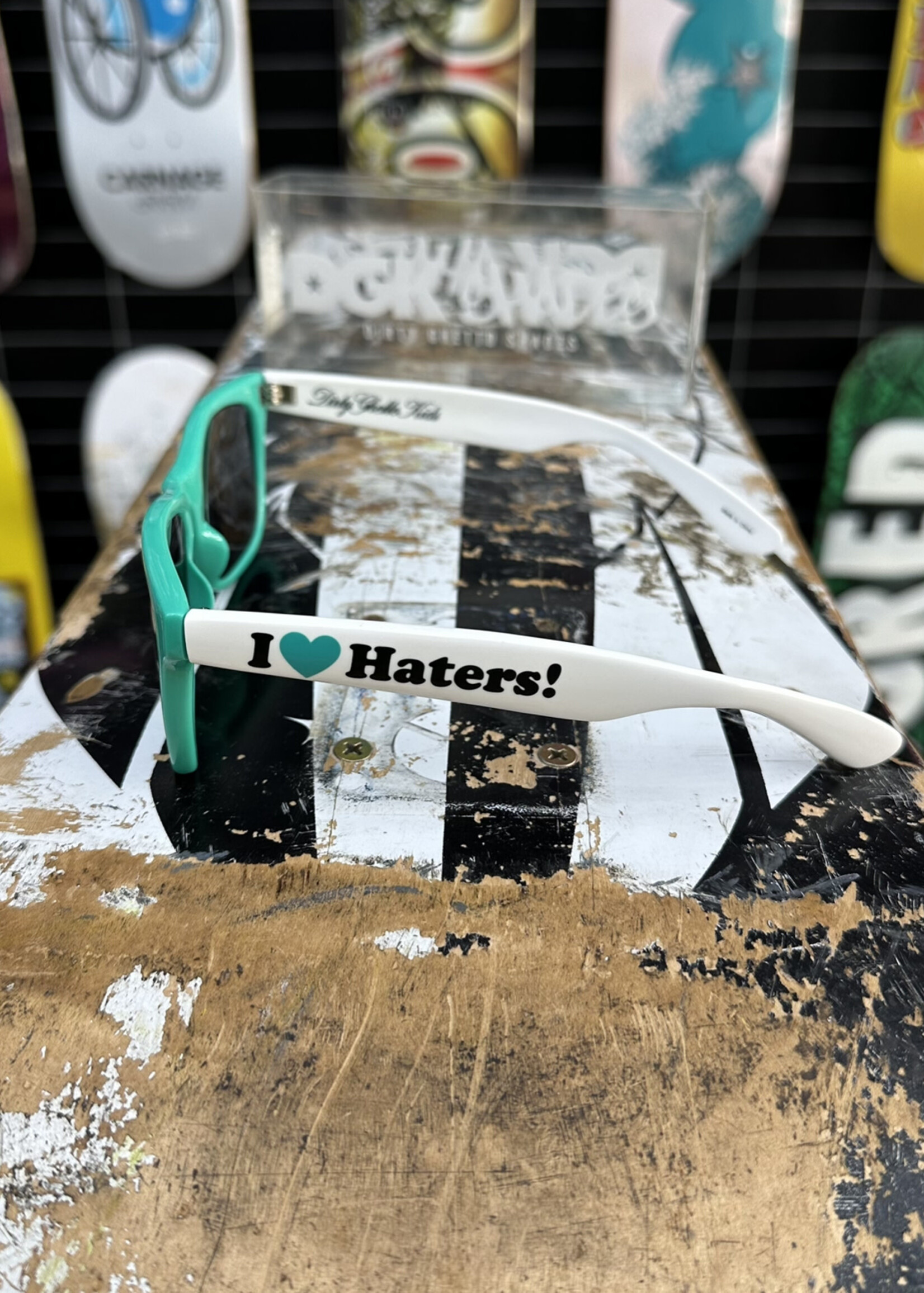 DGK DGK - I Love Haters Sunnies Two Tones - Teal/White