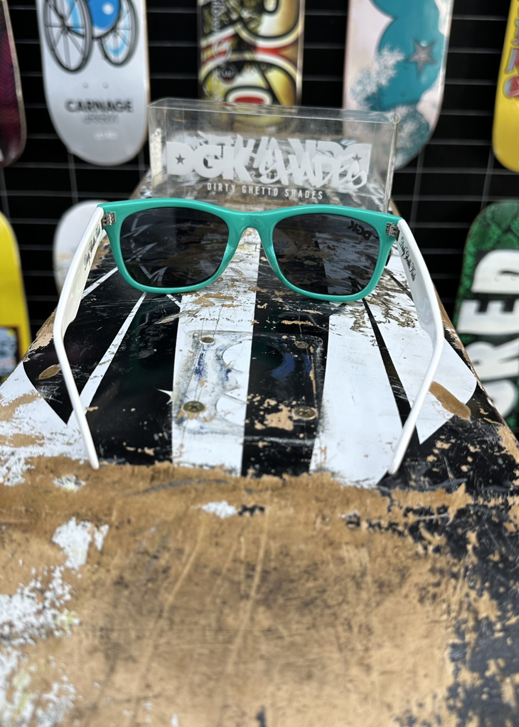 DGK DGK - I Love Haters Sunnies Two Tones - Teal/White