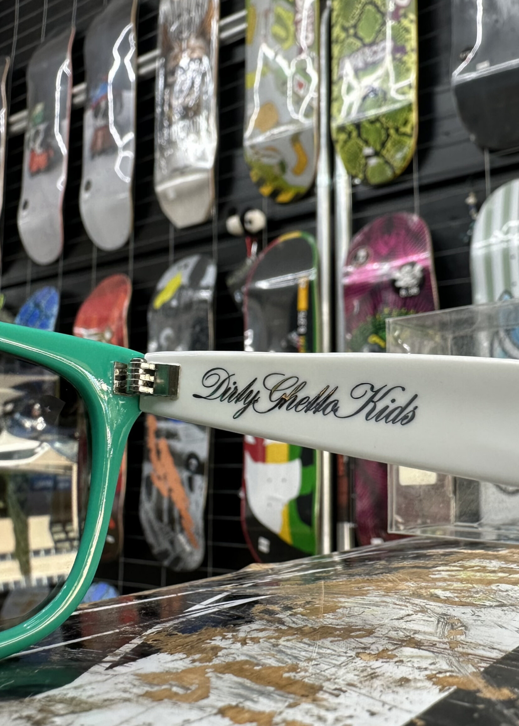 DGK DGK - I Love Haters Sunnies Two Tones - Teal/White