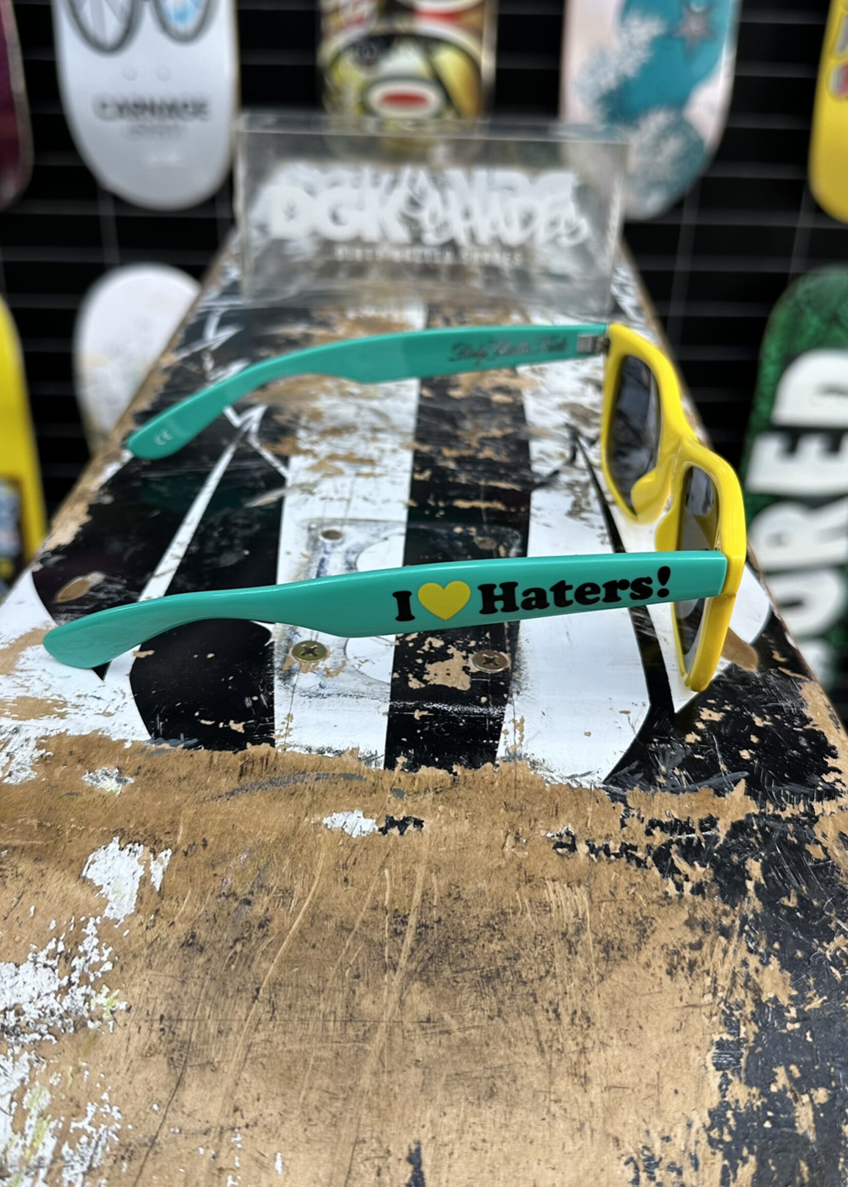 DGK DGK - I Love Haters Sunnies Two Tone - Yellow/Green