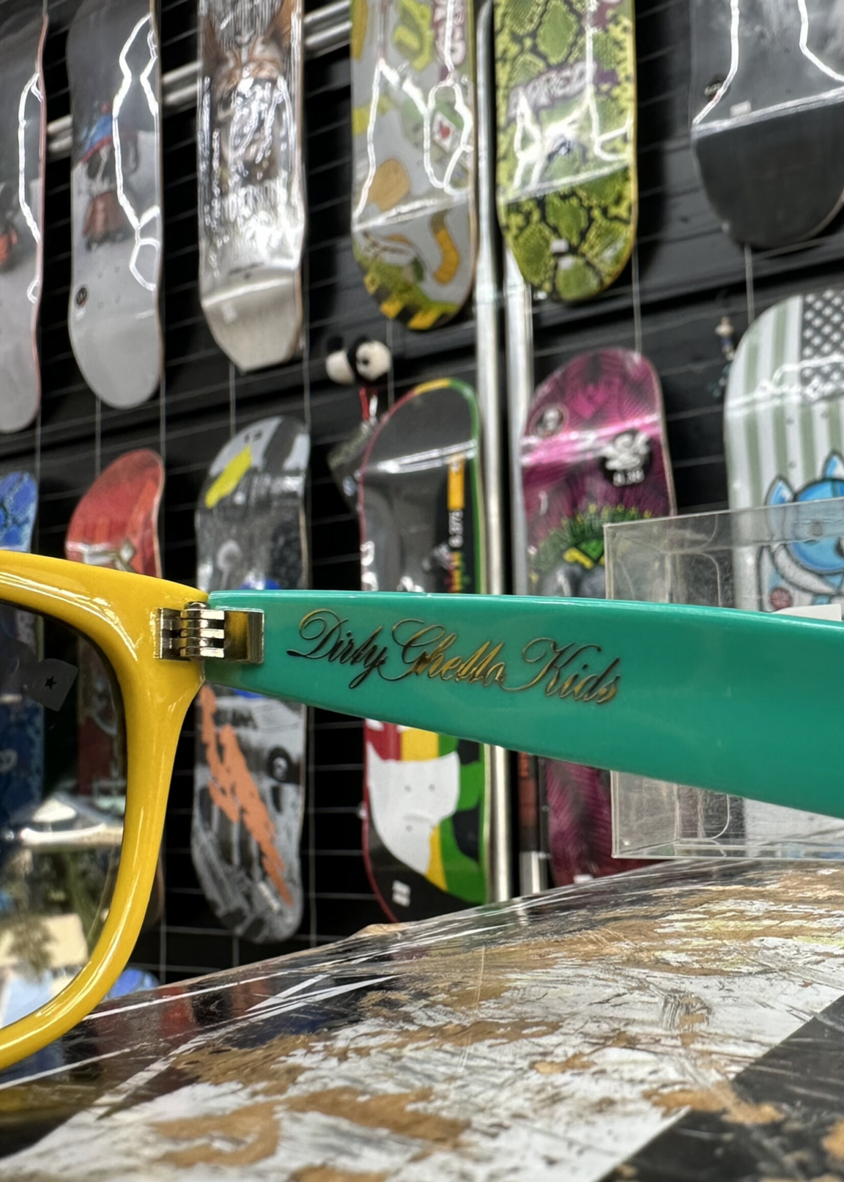 DGK DGK - I Love Haters Sunnies Two Tone - Yellow/Green
