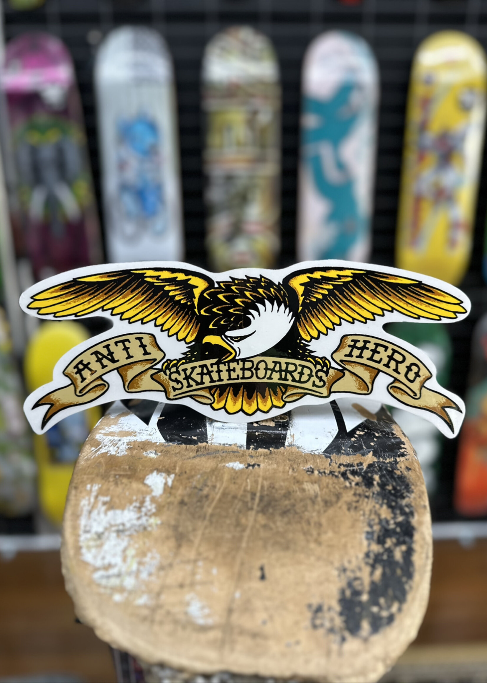 Anti Hero Skateboard ANTIHERO - Eagle Sticker Large - 11.25"