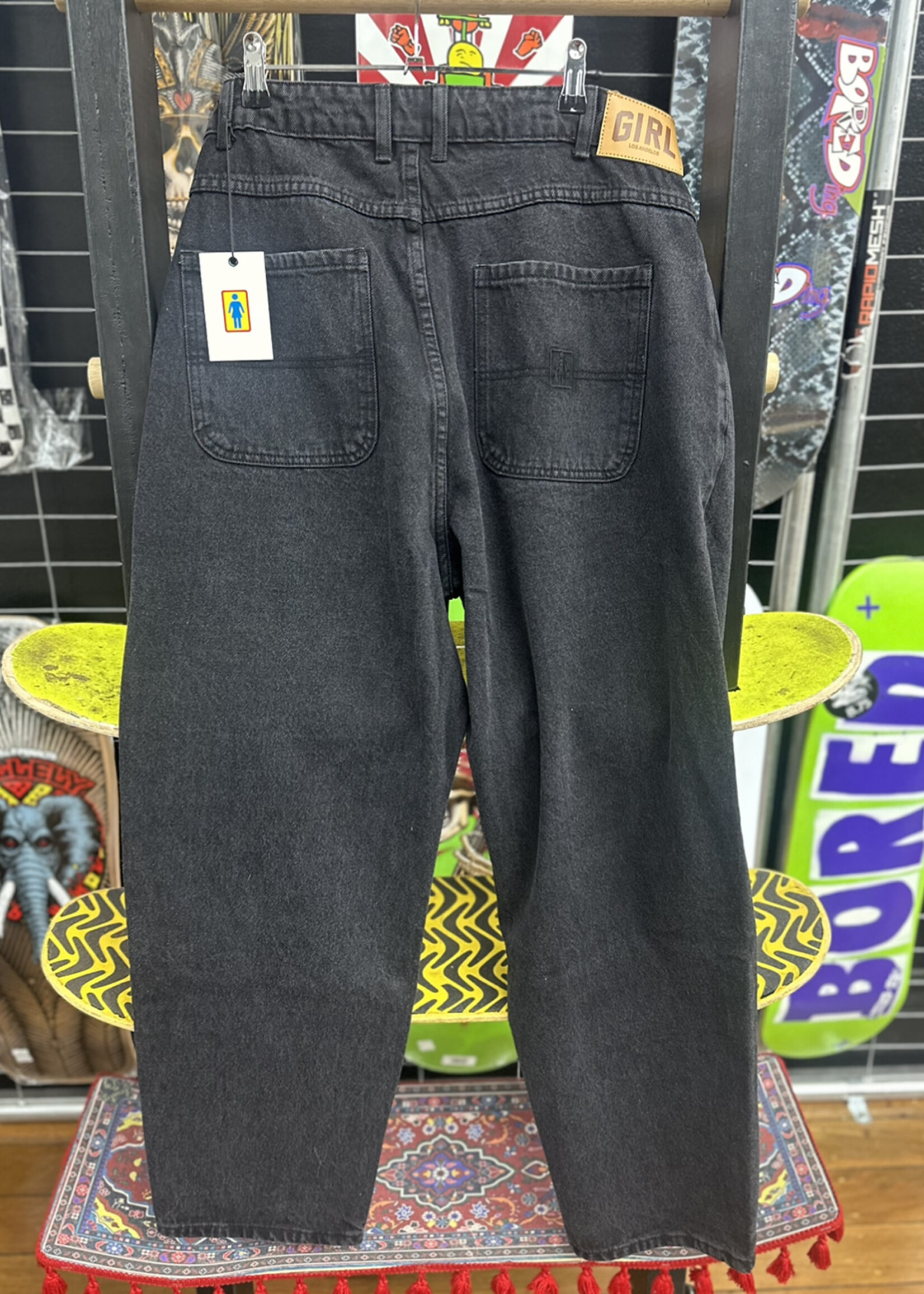 Girl Skateboards GIRL - Girl Jeans Washed Black