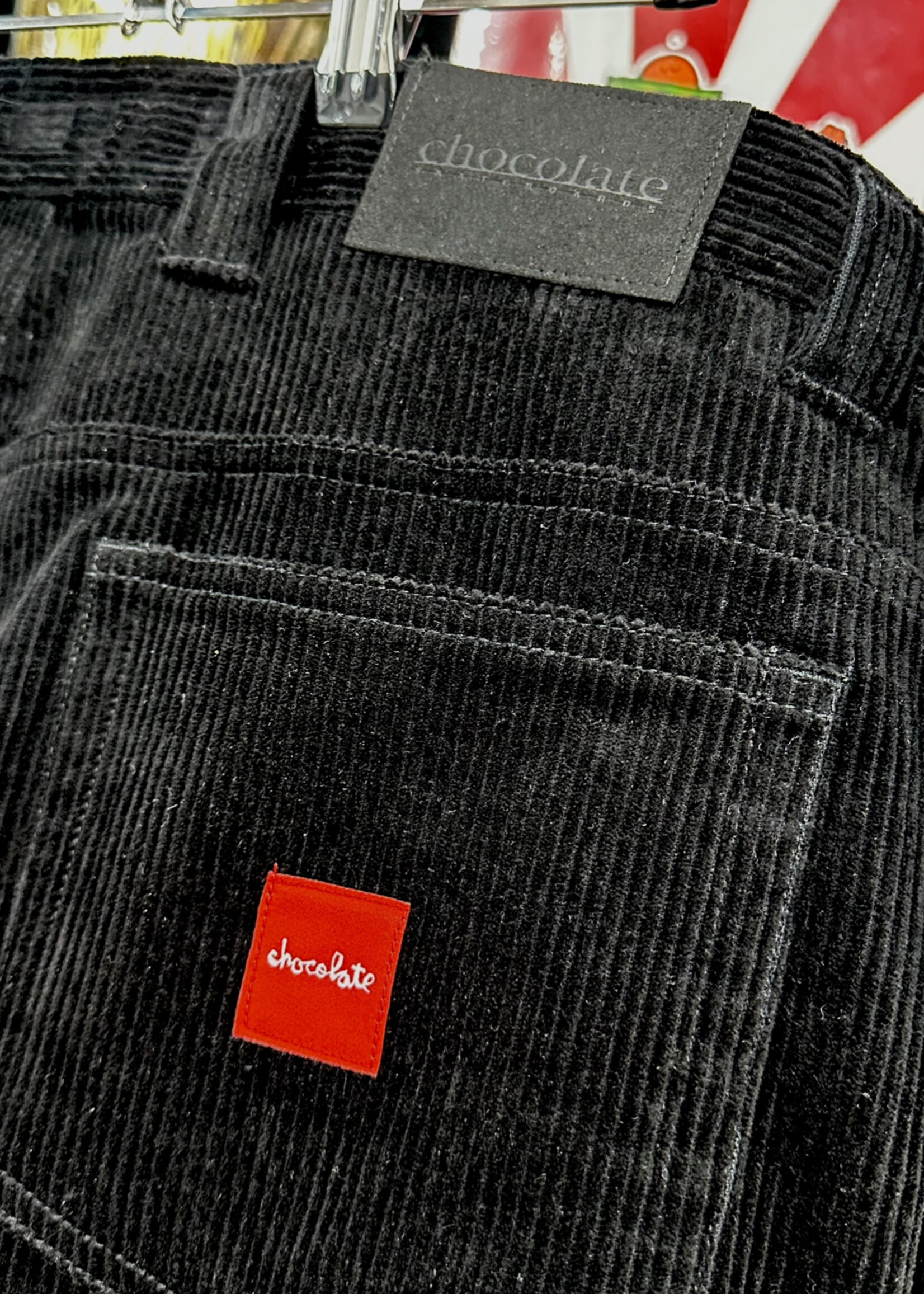 Chocolate Skateboards CHOCOLATE - Black Corduroy Pants