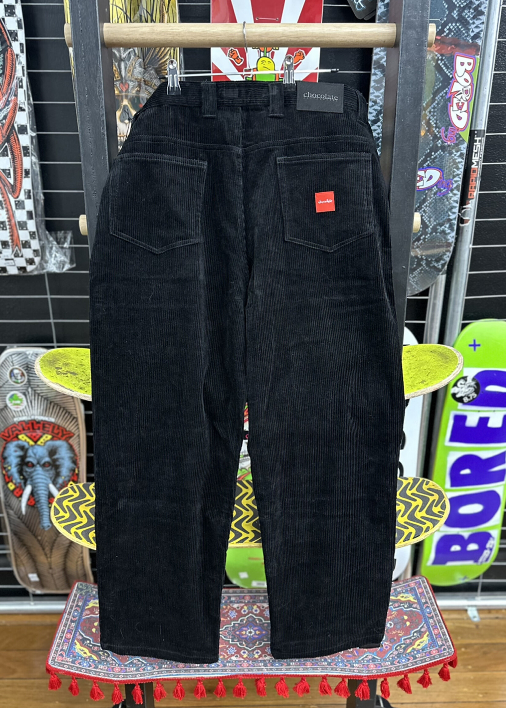 Chocolate Skateboards CHOCOLATE - Black Corduroy Pants