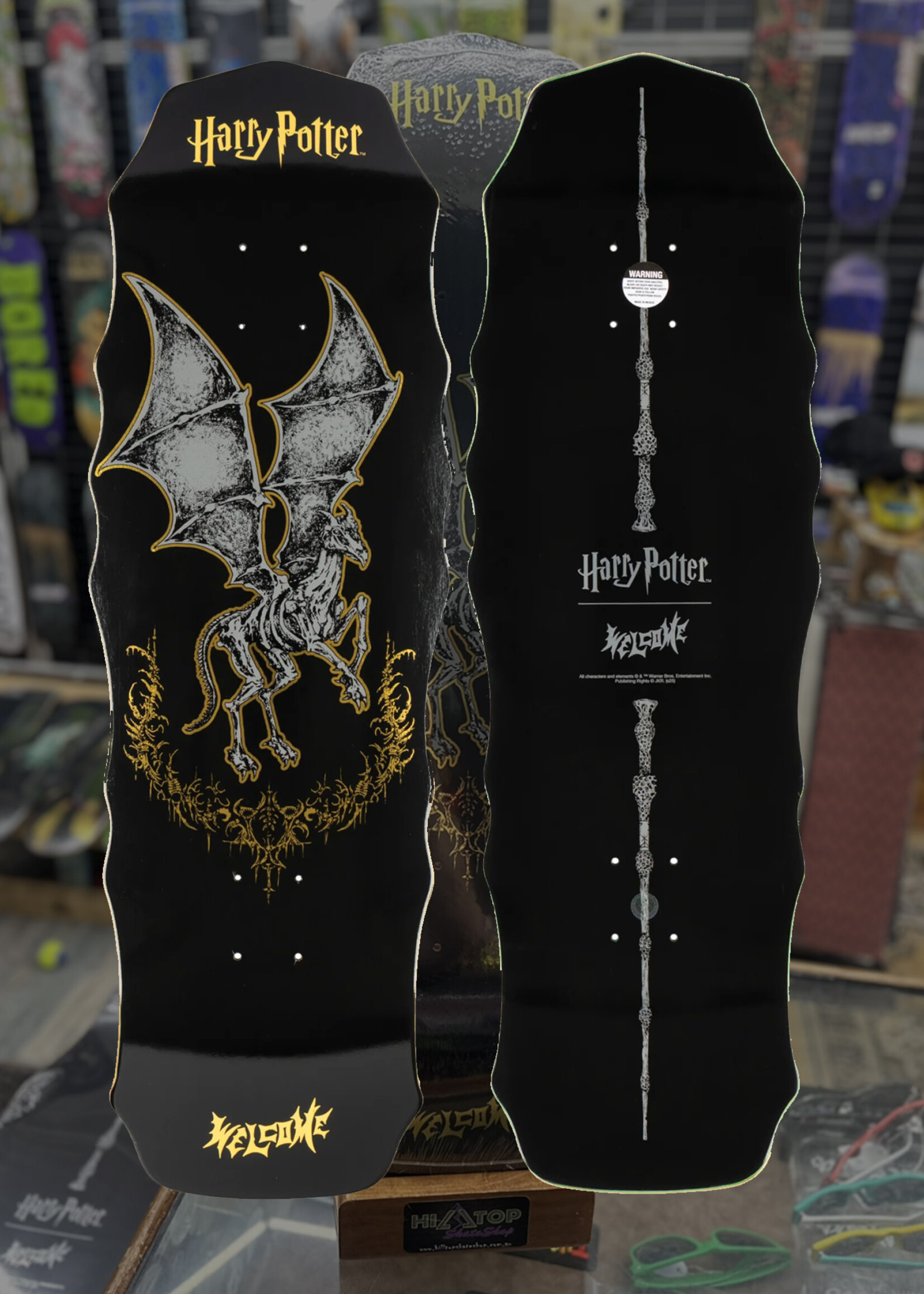Welcome WELCOME SKATEBOARDS - Harry Potter Thestral on Widow - 10.0"