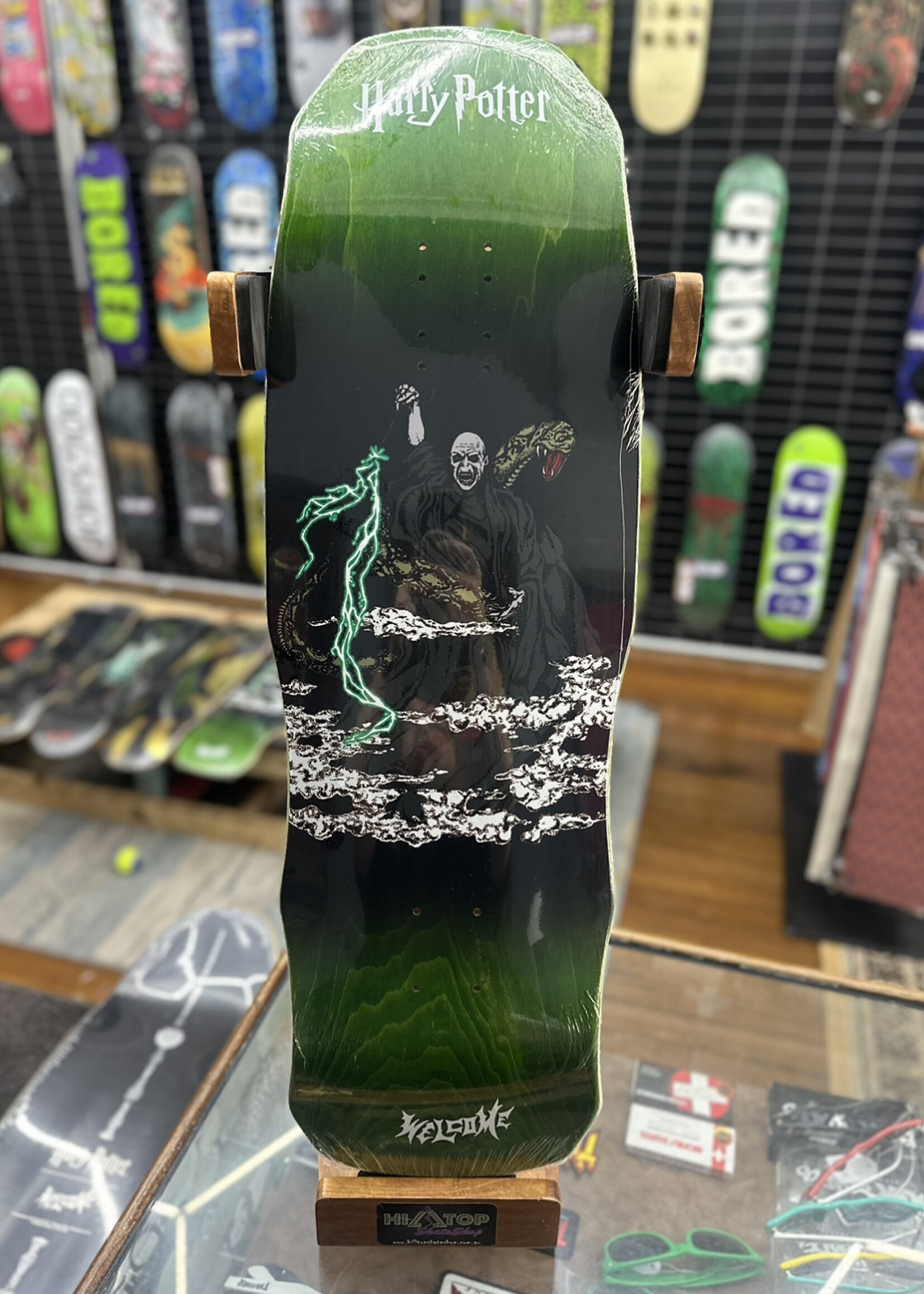 Welcome WELCOME SKATEBOARDS - Harry Potter Voldemort on Dark Lord - 9.75"