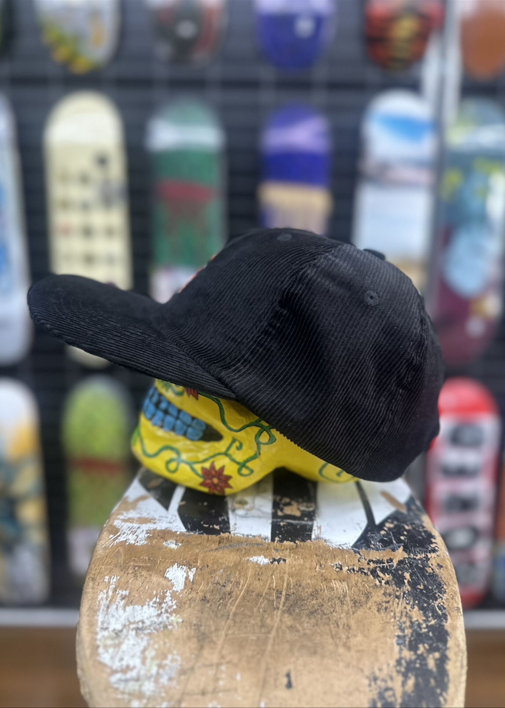 Spitfire Wheels SPITFIRE - Lil Bighead Black Corduroy Strapback Cap
