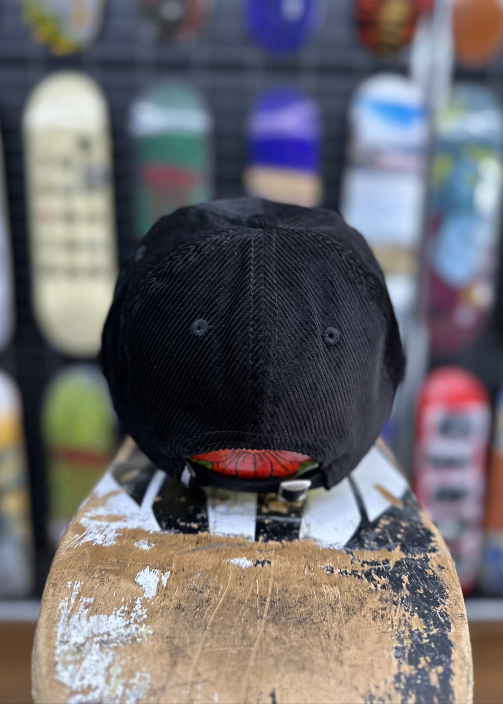Spitfire Wheels SPITFIRE - Lil Bighead Black Corduroy Strapback Cap