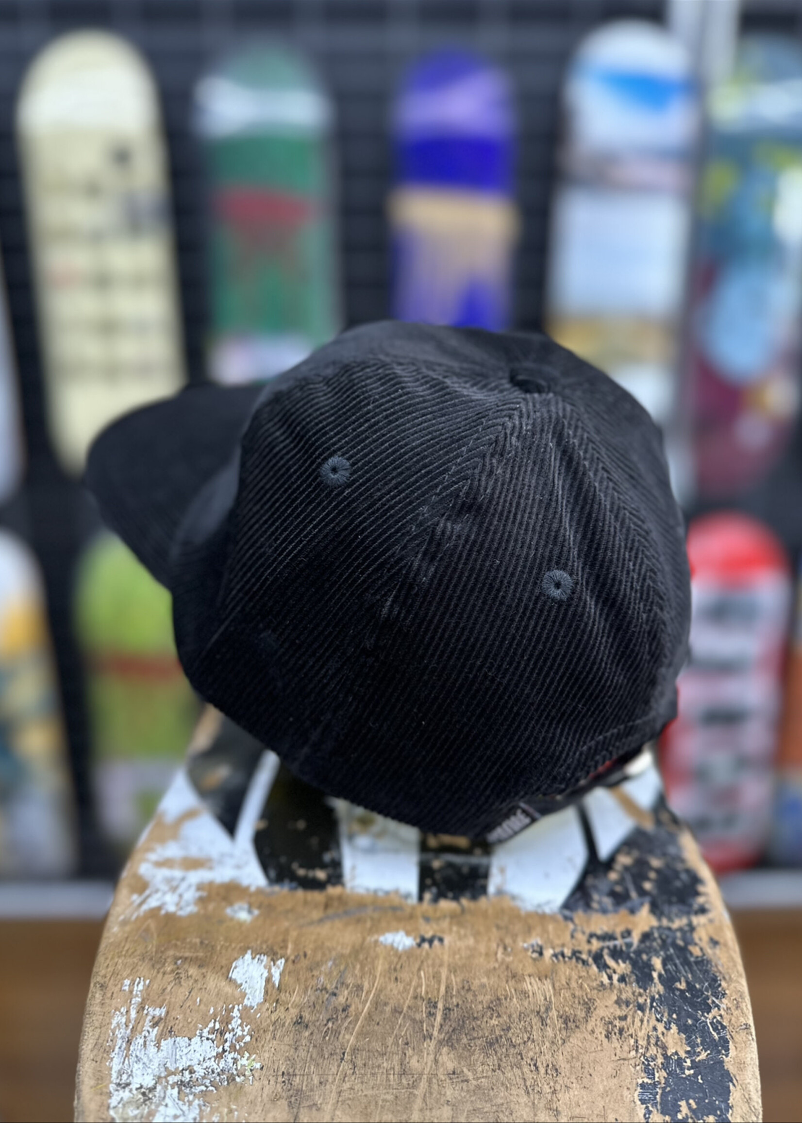 Spitfire Wheels SPITFIRE - Lil Bighead Black Corduroy Strapback Cap