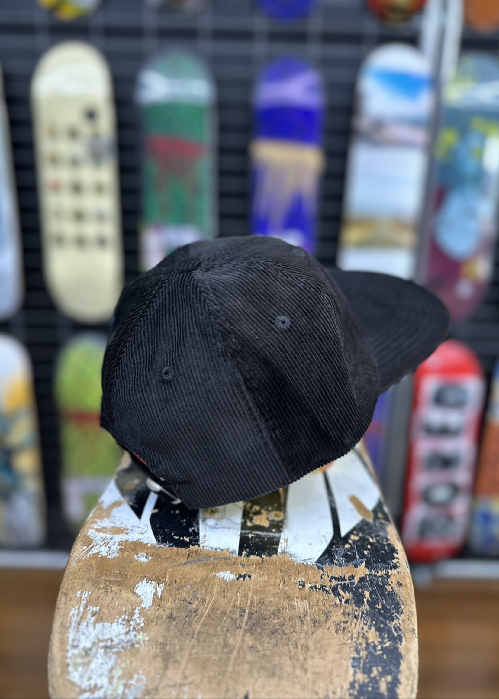 Spitfire Wheels SPITFIRE - Lil Bighead Black Corduroy Strapback Cap
