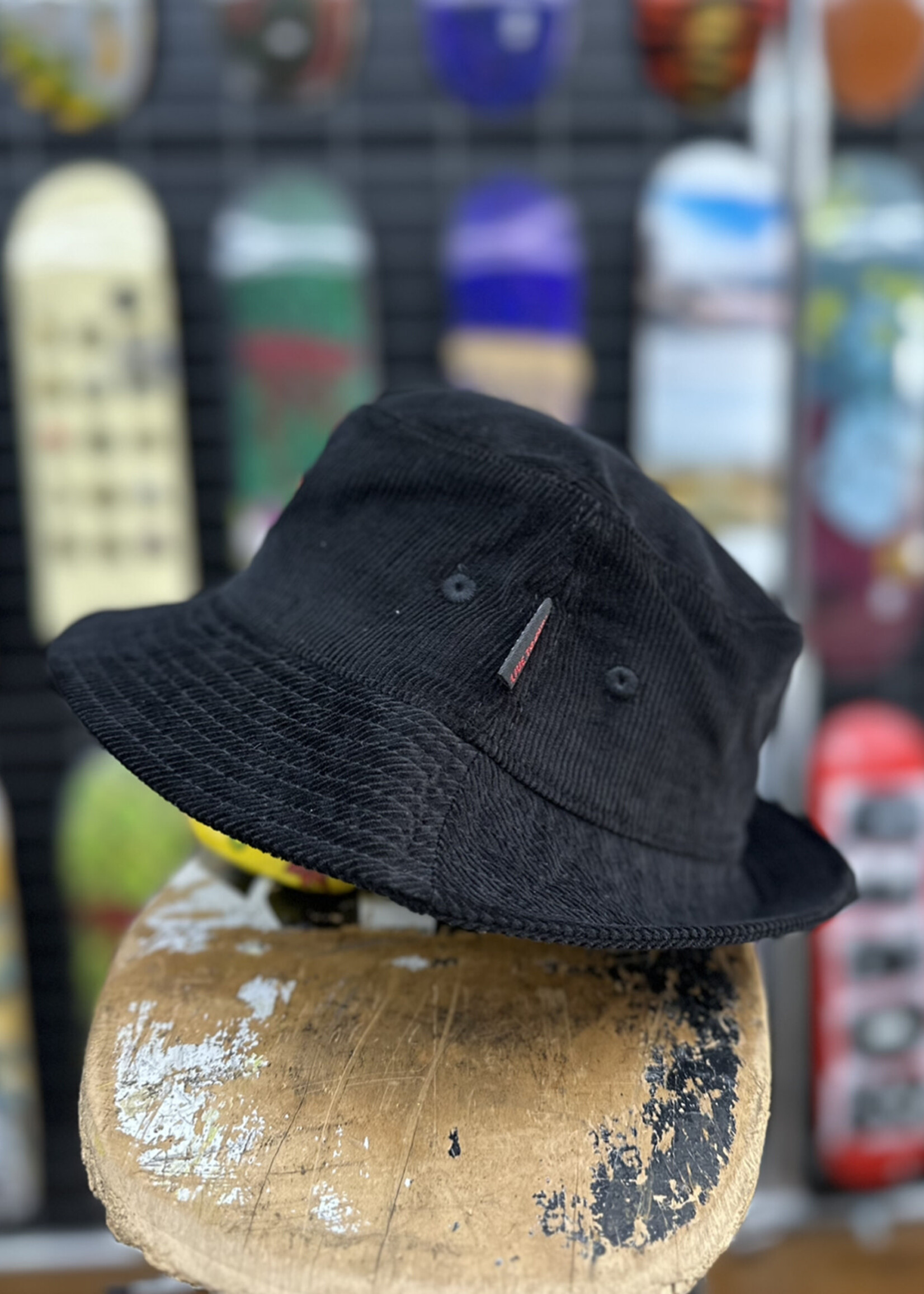 Spitfire Wheels SPITFIRE - Flames Script Black Bucket Hat